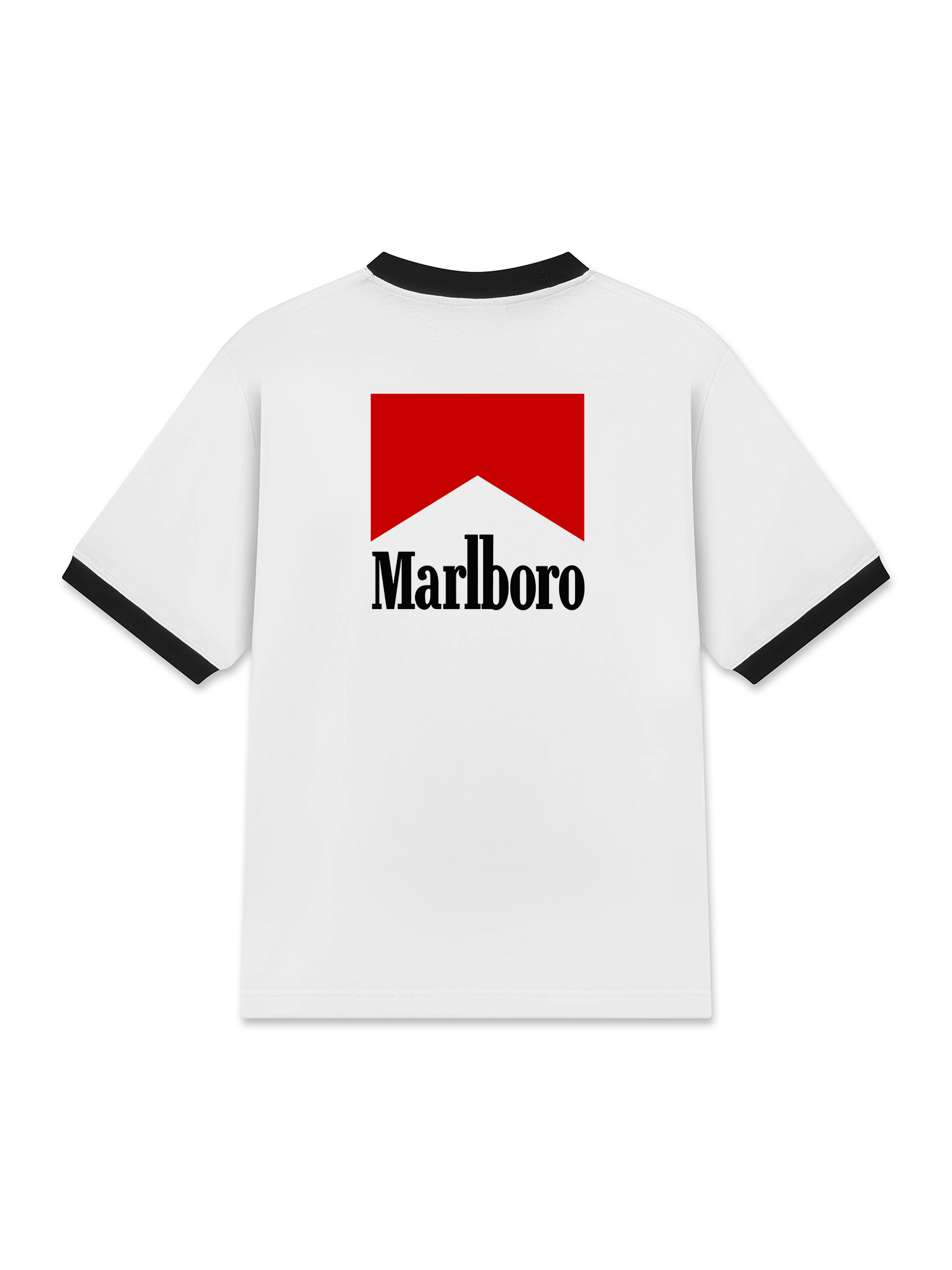 Áo Thun Ringer Relaxed Fit Marlboro Basic Logo