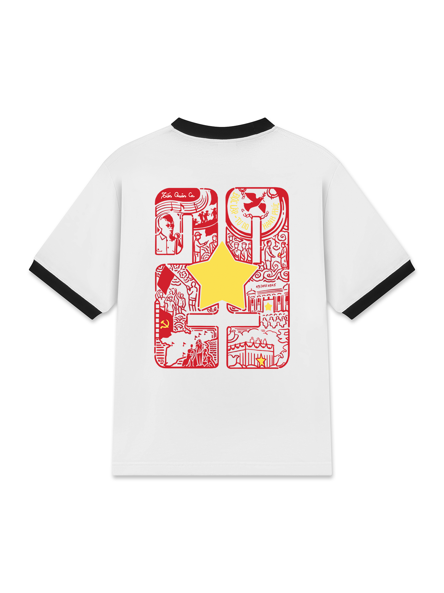 Áo Thun Ringer Relaxed Fit Quốc Khánh 02.09