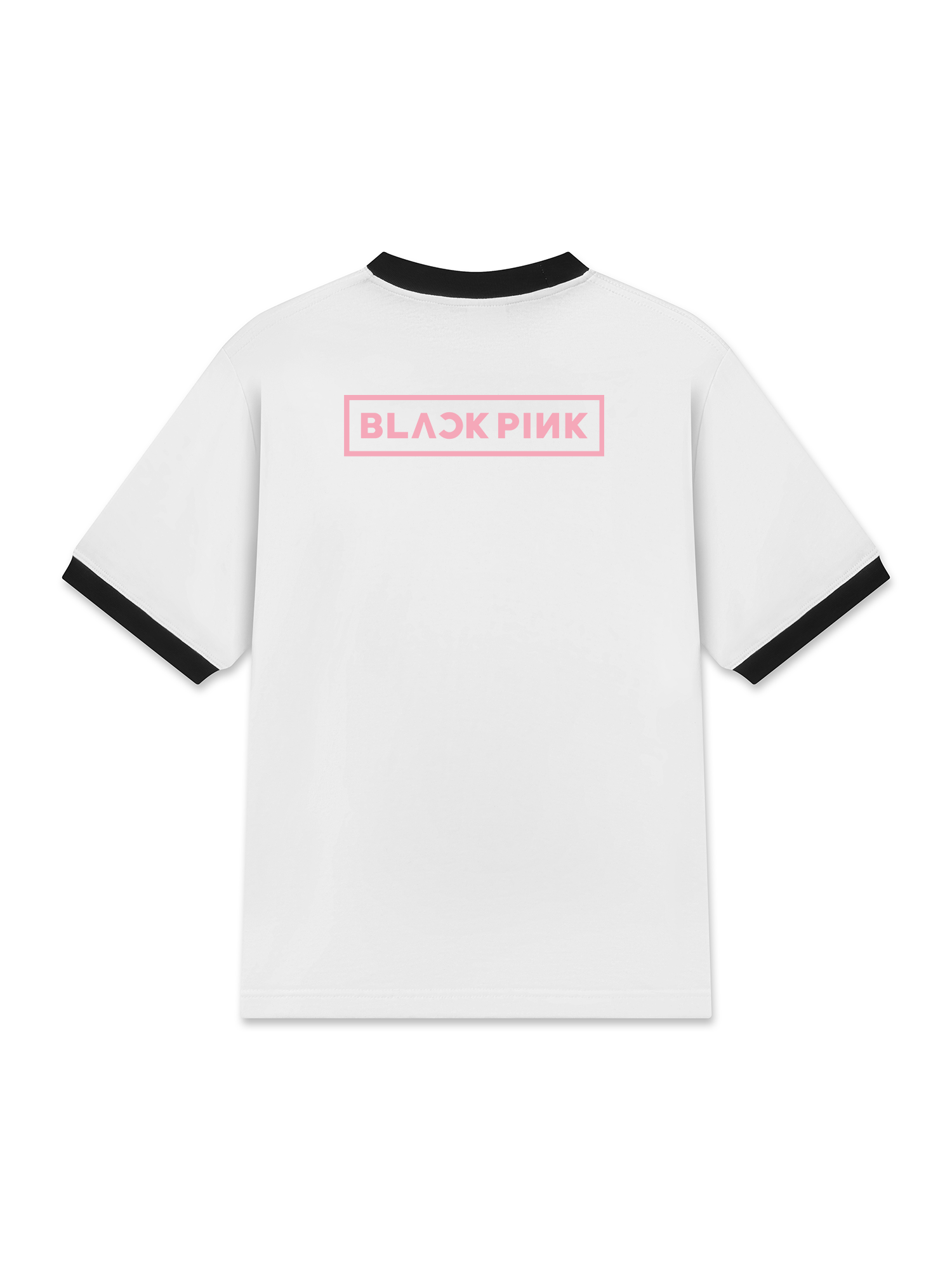 Áo Thun Ringer Relaxed Fit Black Pink Jump