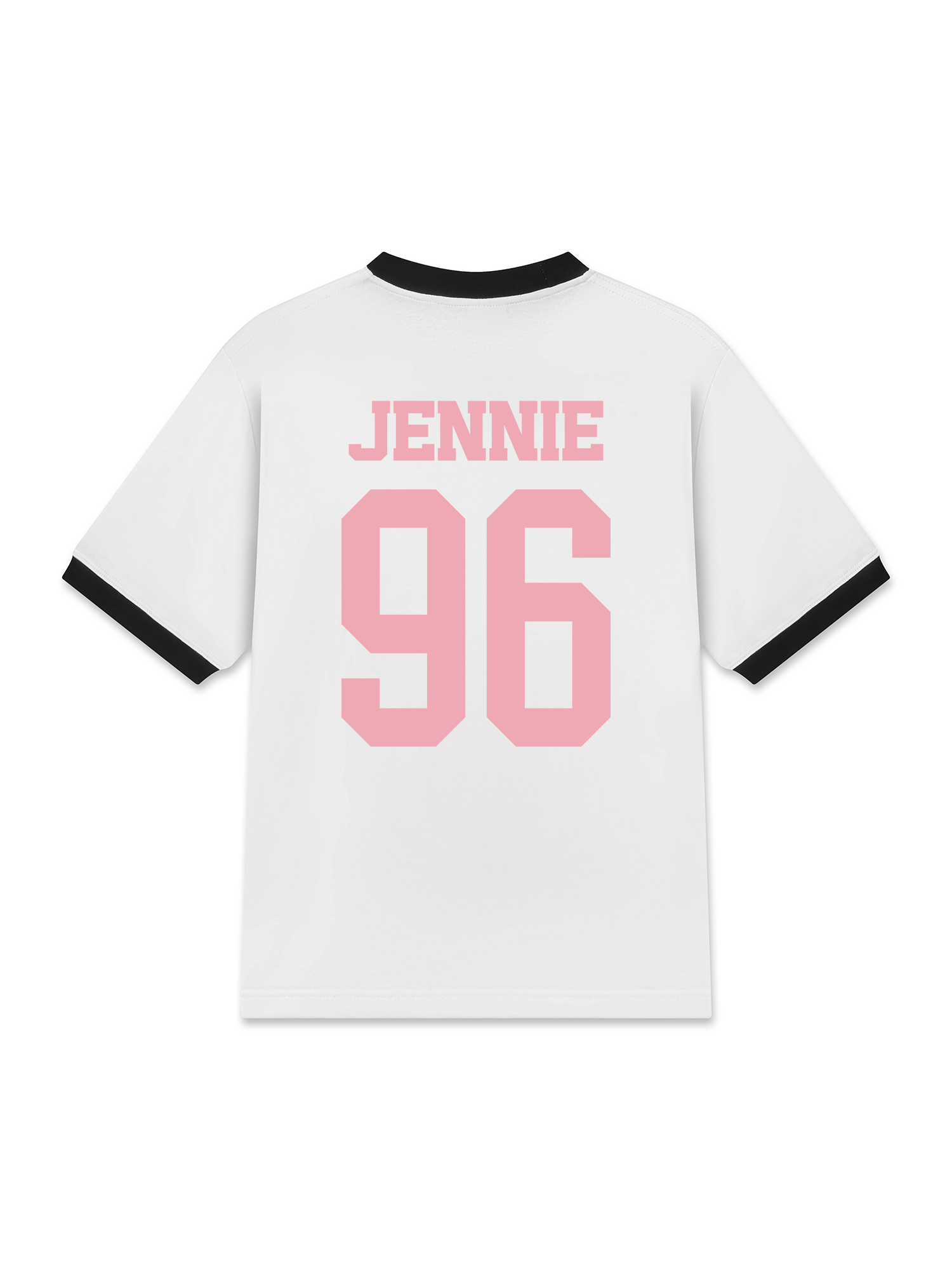 Áo Thun Ringer Relaxed Fit Idols Black Pink Jennie