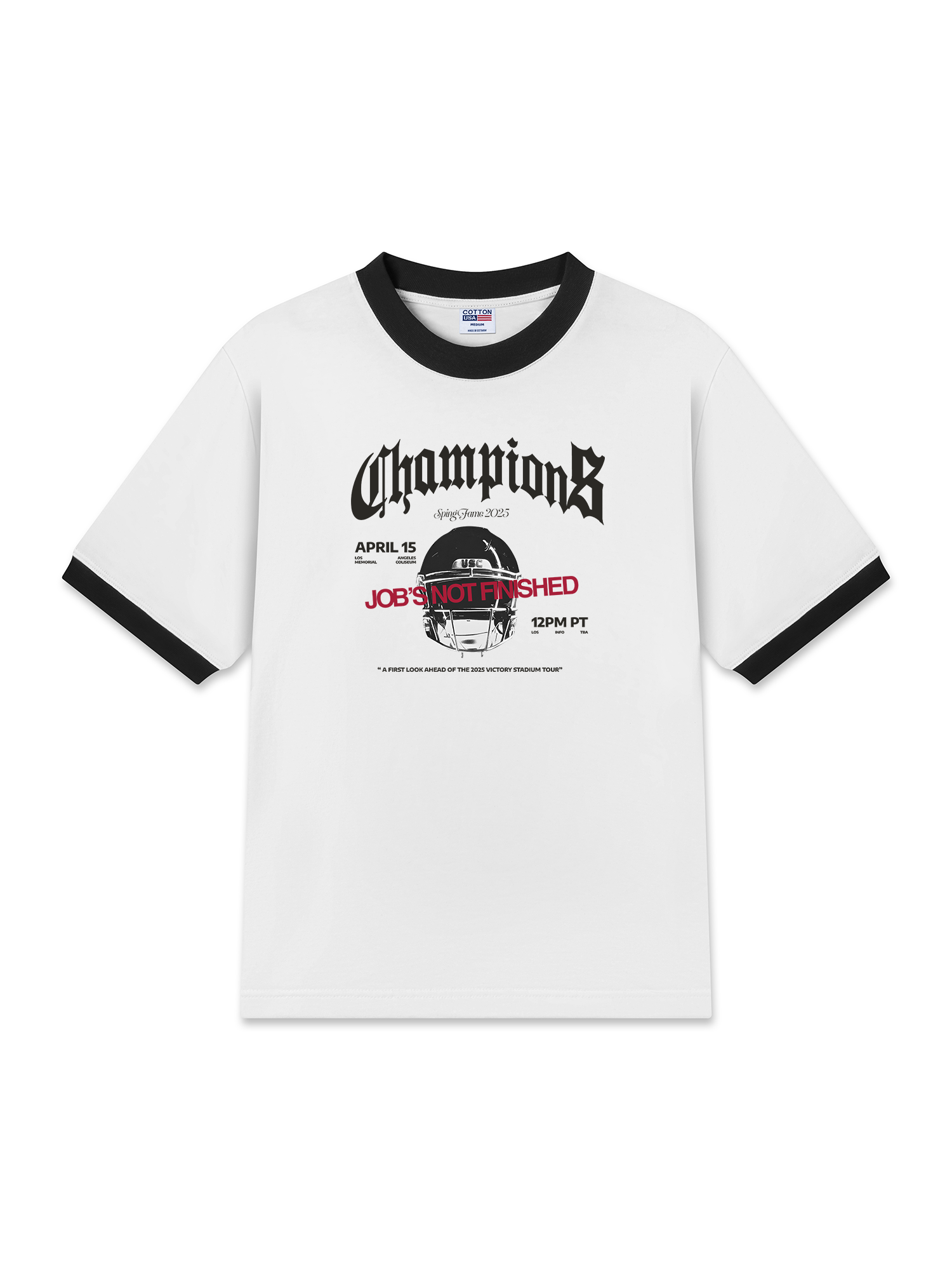 Áo Thun Ringer Relaxed Fit Champions Victory Stadium