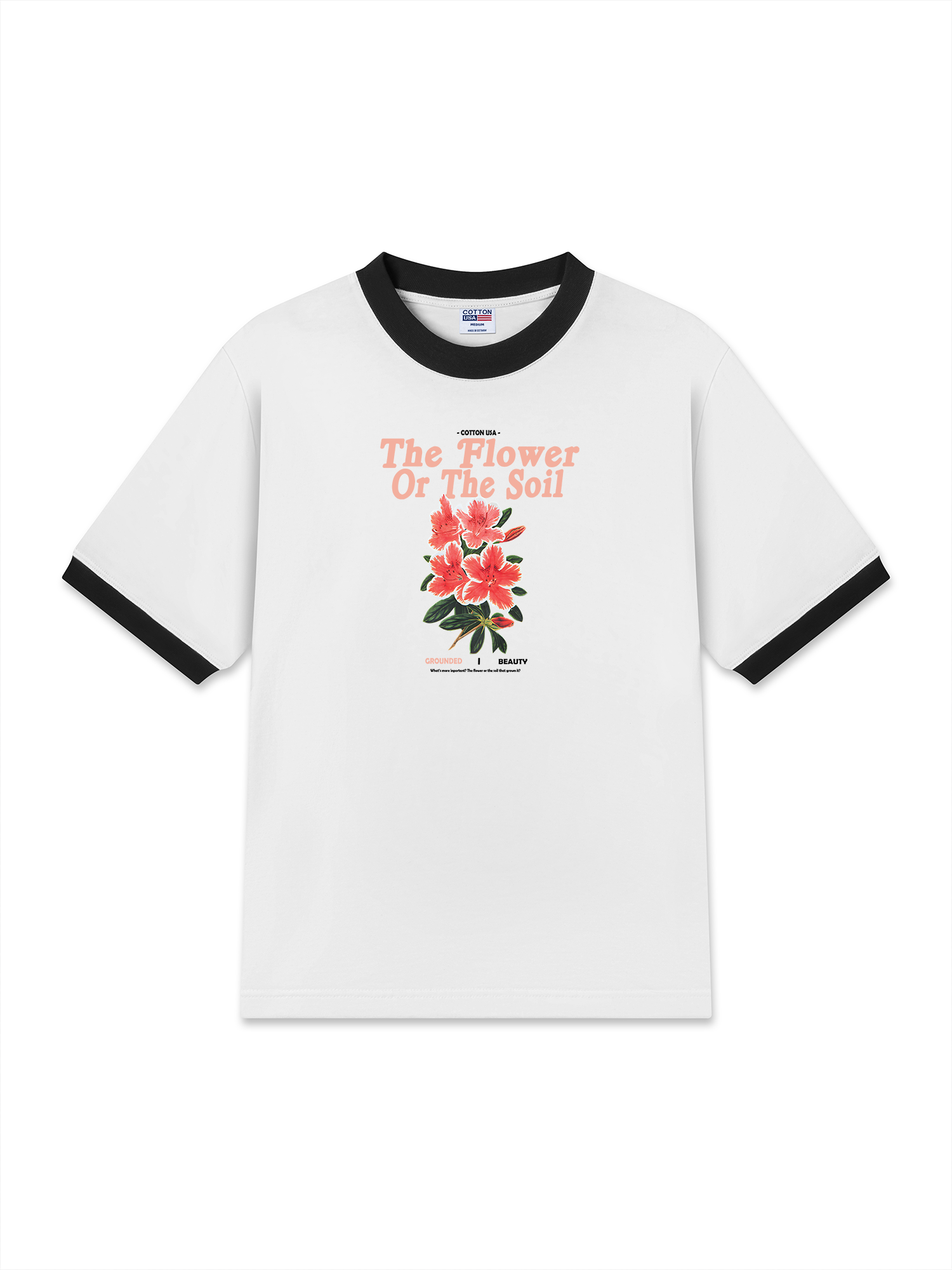 Áo Thun Ringer Relaxed Fit Floral The Soil