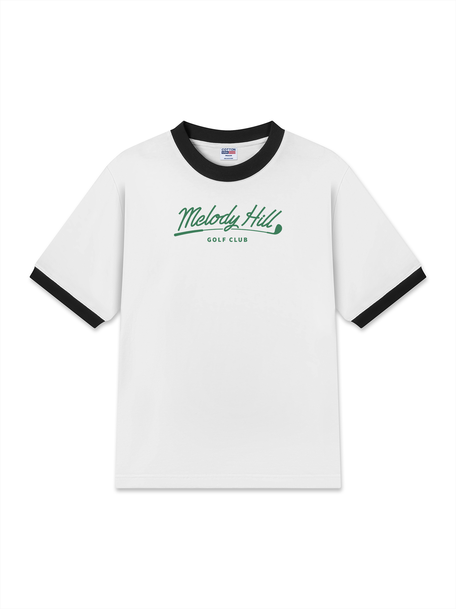 Áo Thun Ringer Relaxed Fit Golf Melody Hill