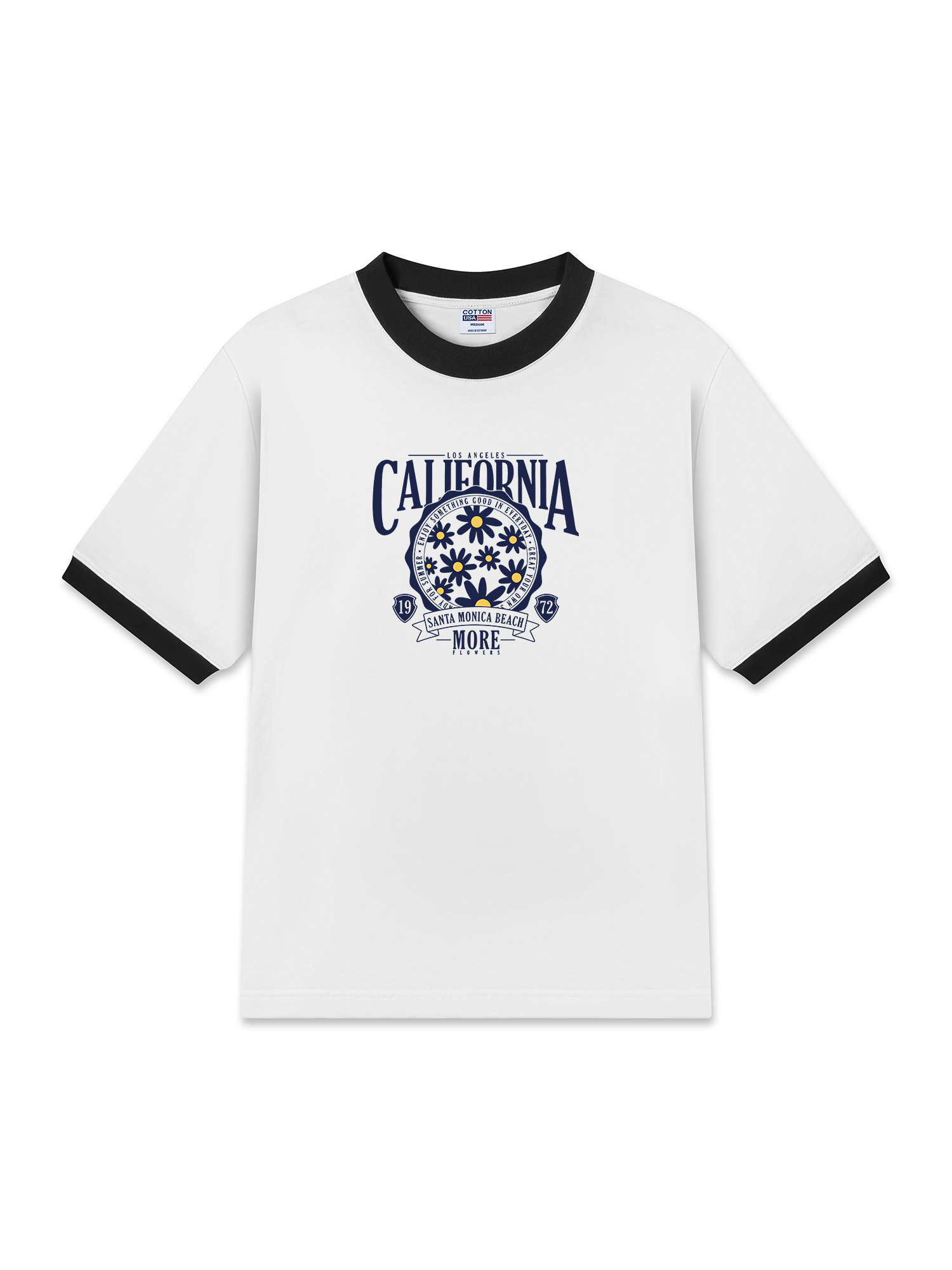 Áo Thun Ringer Relaxed Fit City Califonia