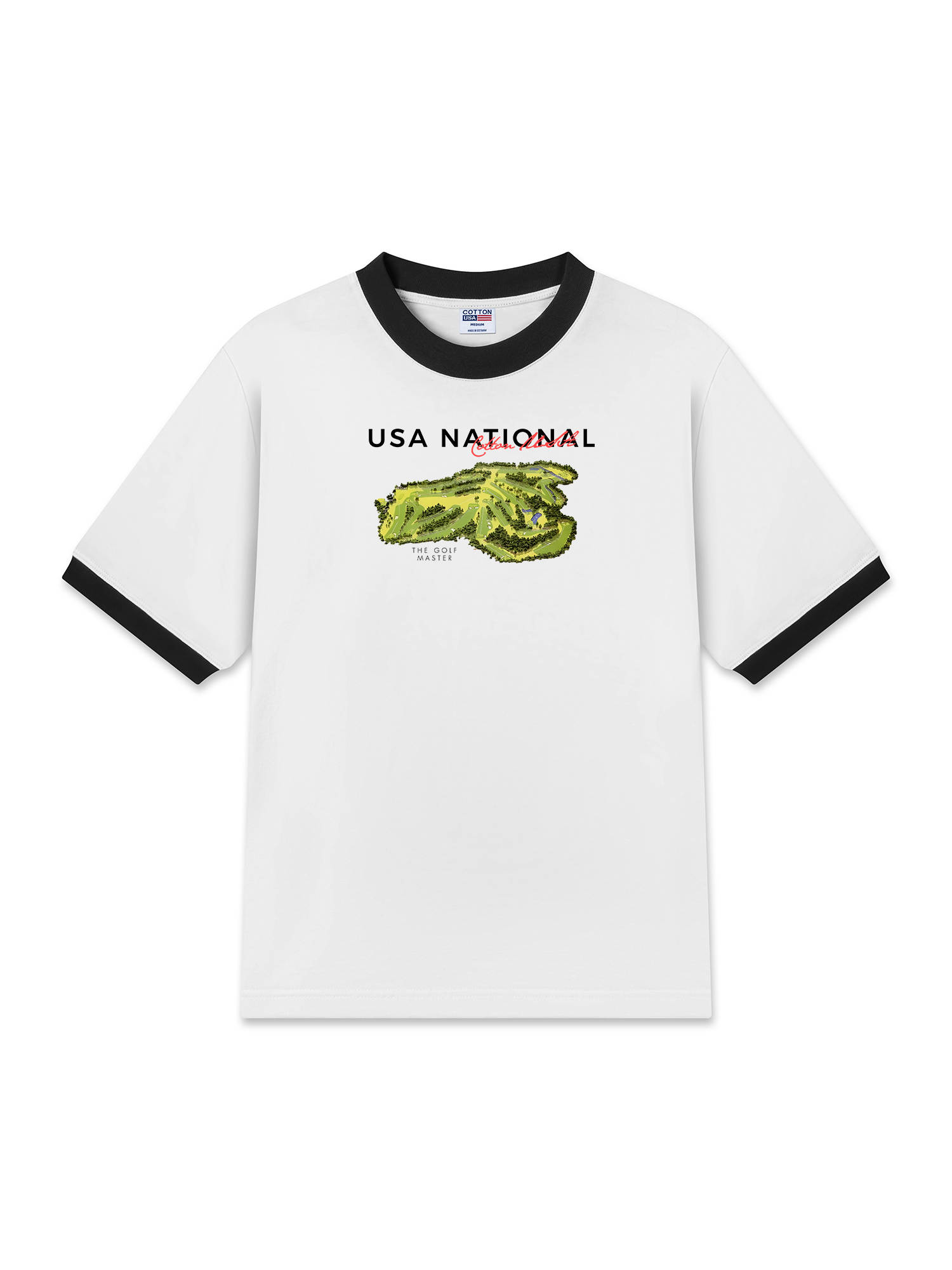 Áo Thun Ringer Relaxed Fit Golf National Master