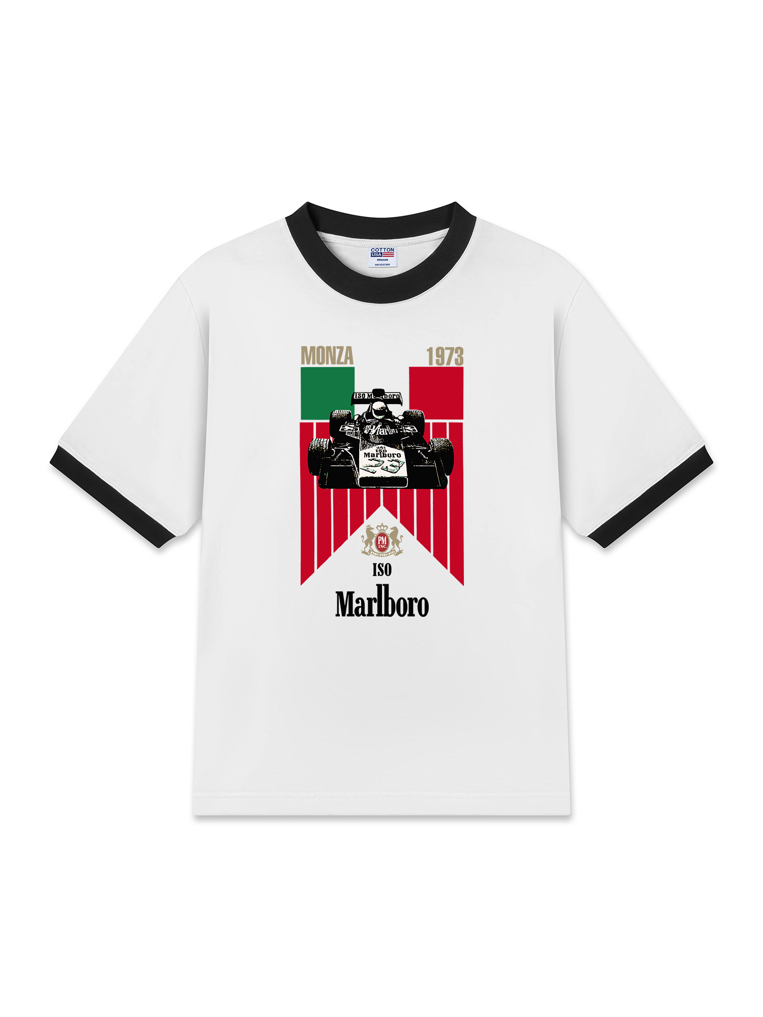 Áo Thun Ringer Relaxed Fit Marlboro Monza 1973