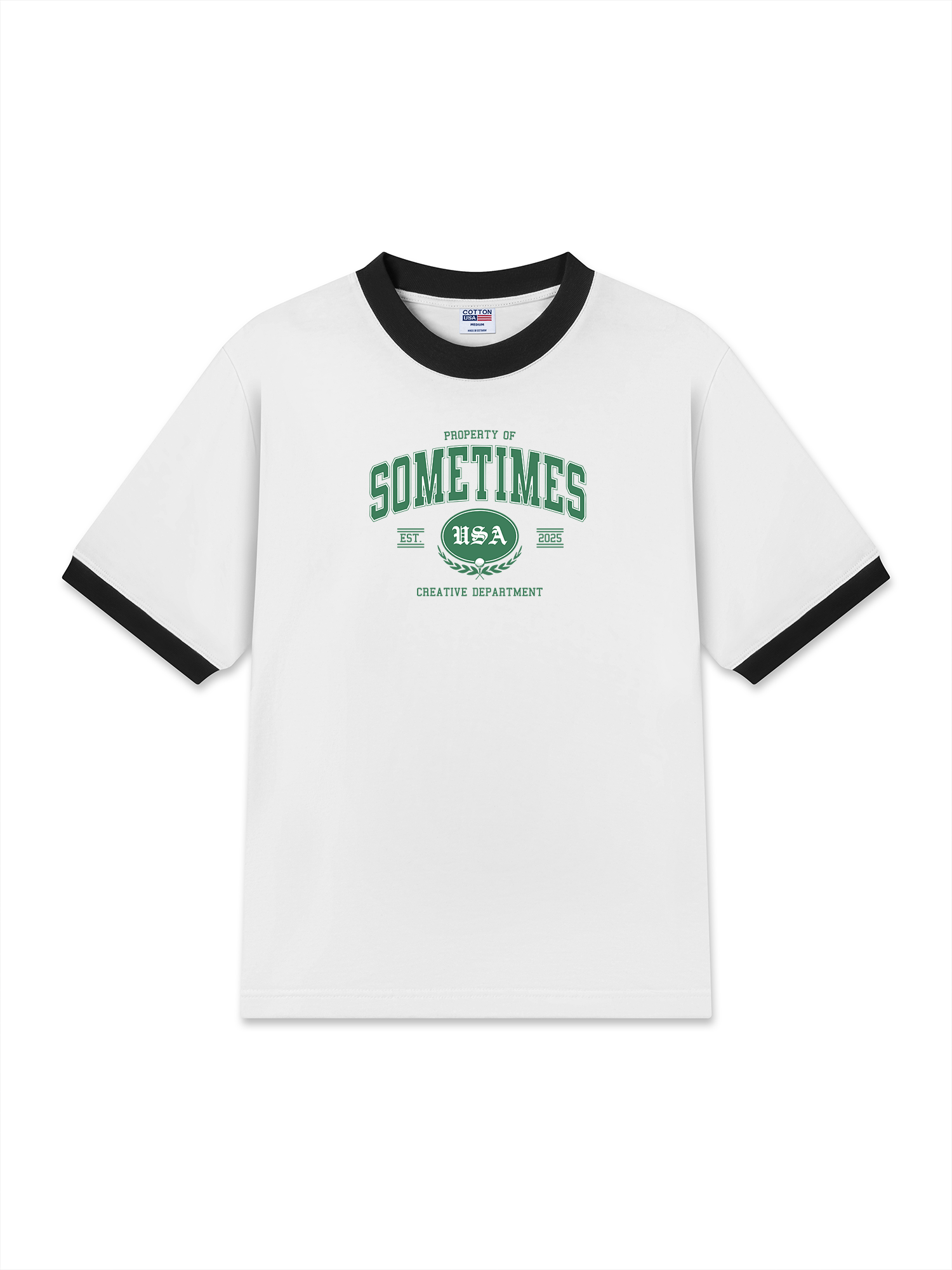 Áo Thun Ringer Relaxed Fit Golf Property Of Sometimes