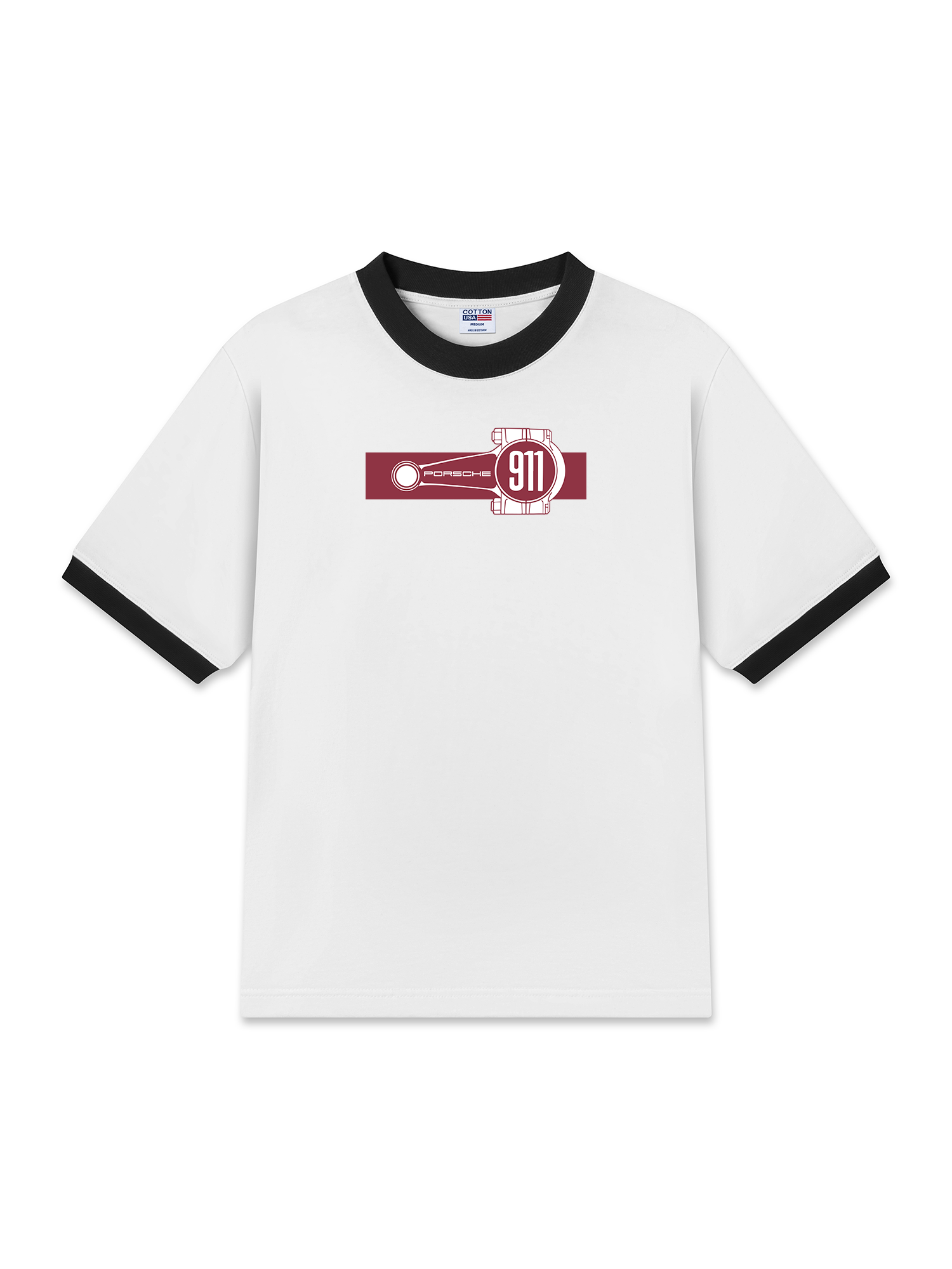 Áo Thun Ringer Relaxed Fit Porsche Connecting Rod