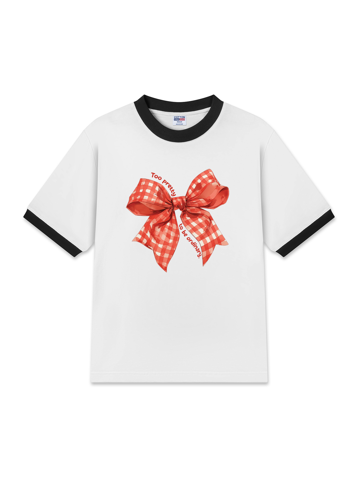 Áo Thun Ringer Relaxed Fit Too Pretty