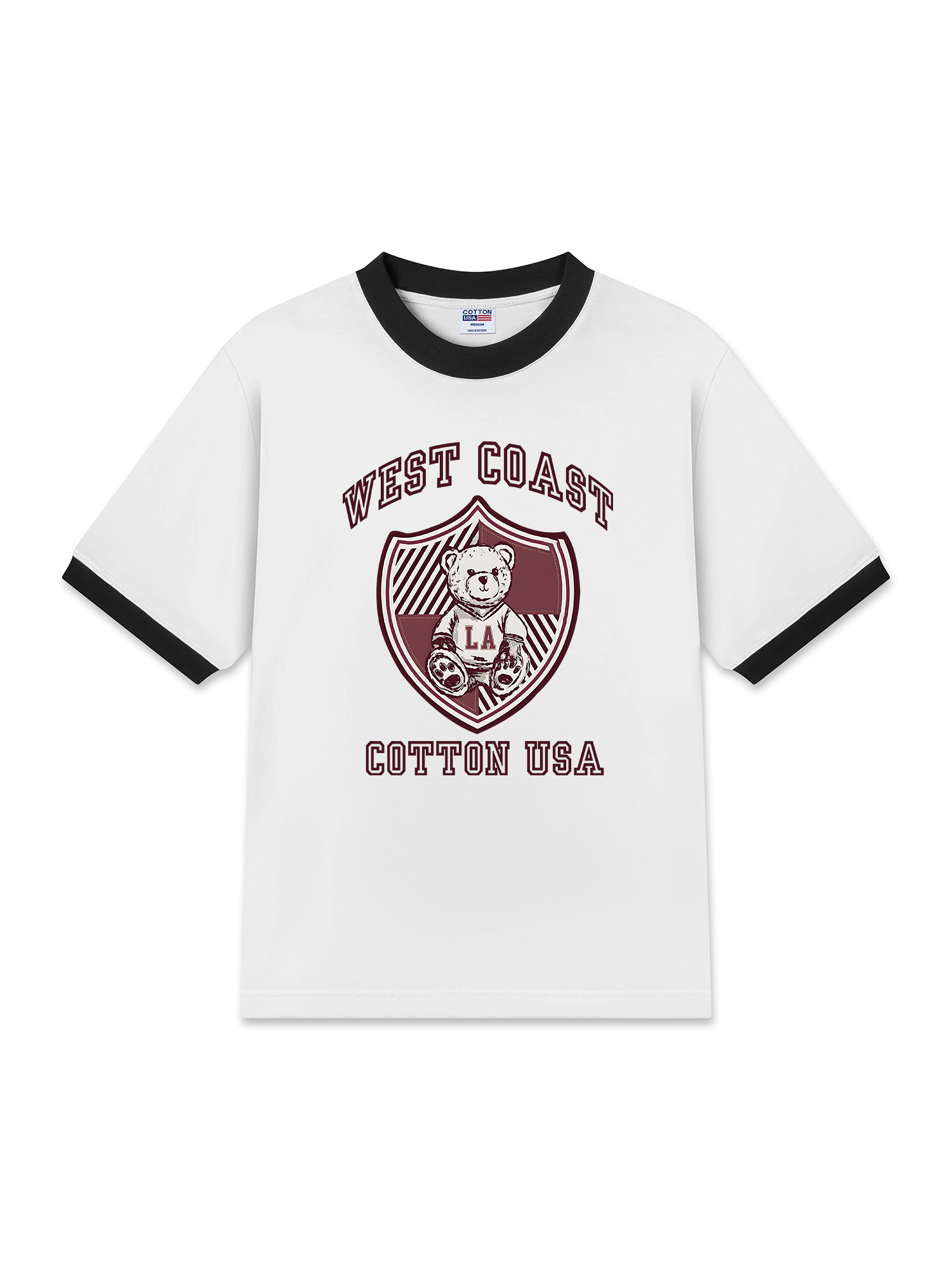 Áo Thun Ringer Relaxed Fit City WestCoast