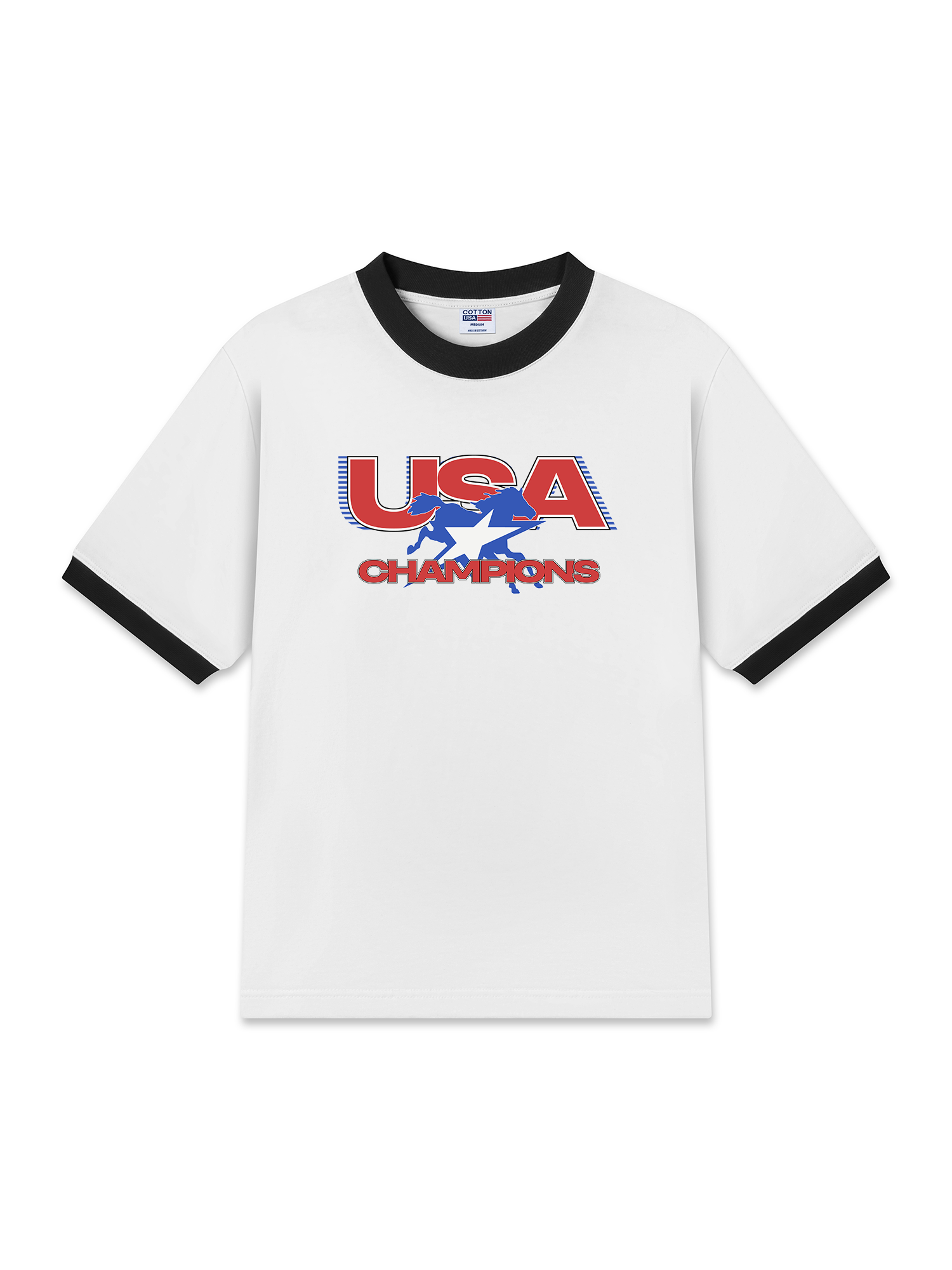 Áo Thun Ringer Relaxed Fit Champions Star Racer