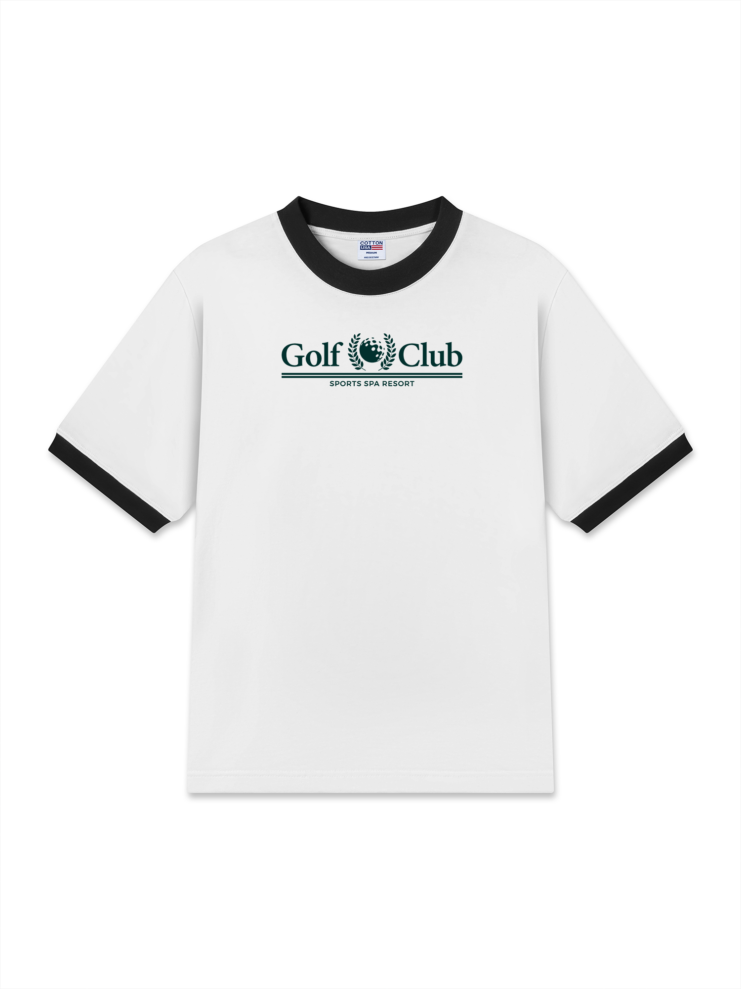 Áo Thun Ringer Relaxed Fit Golf Sports Spa Resort