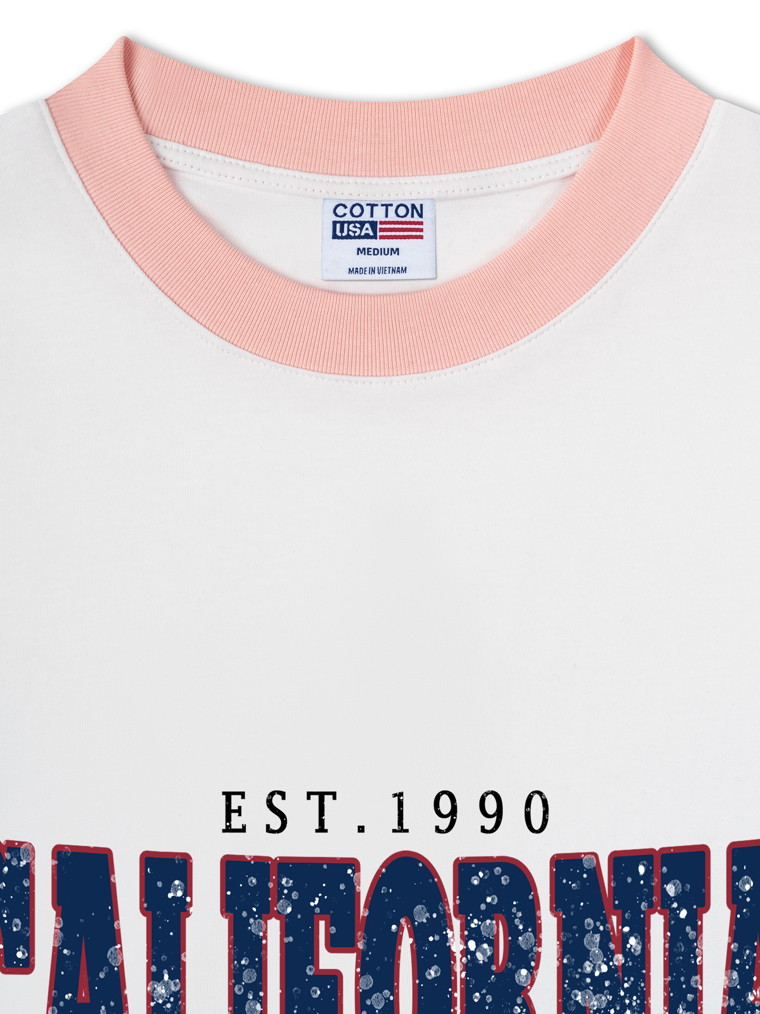 Áo Thun Ringer Relaxed Fit City California West Coast