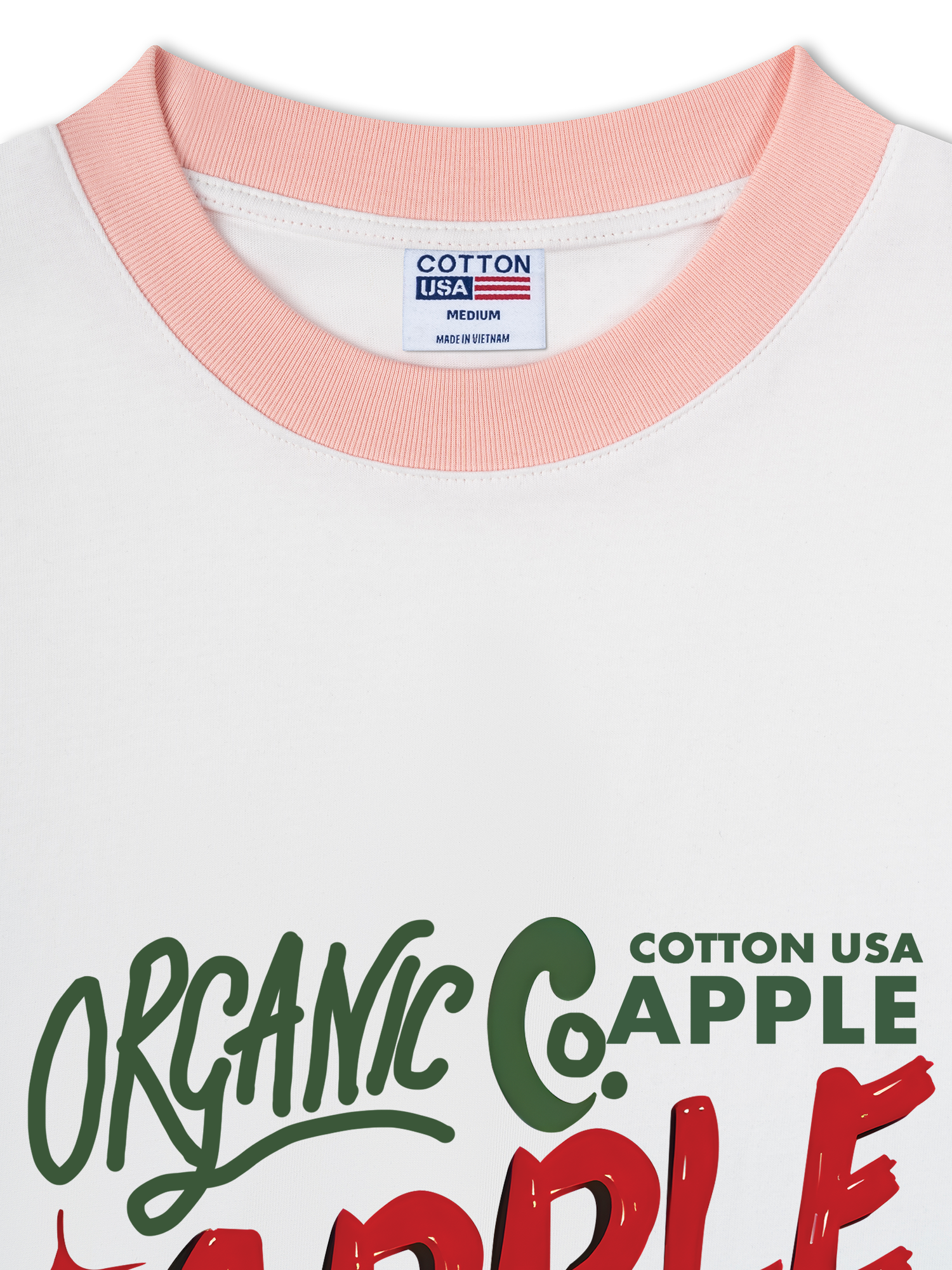 Áo Thun Ringer Relaxed Fit Tropical Apple Club