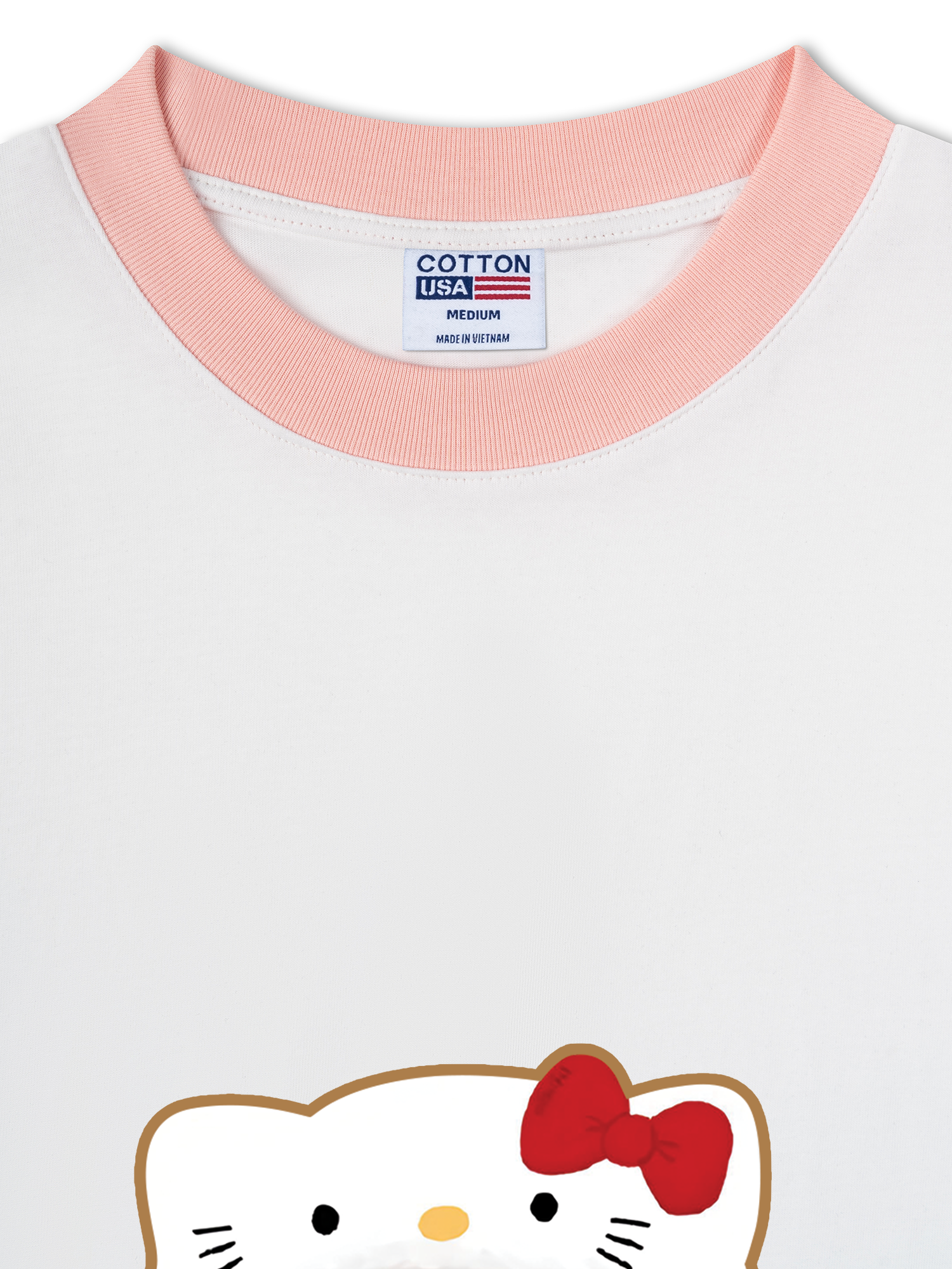 Áo Thun Ringer Relaxed Fit Sweetie Bear