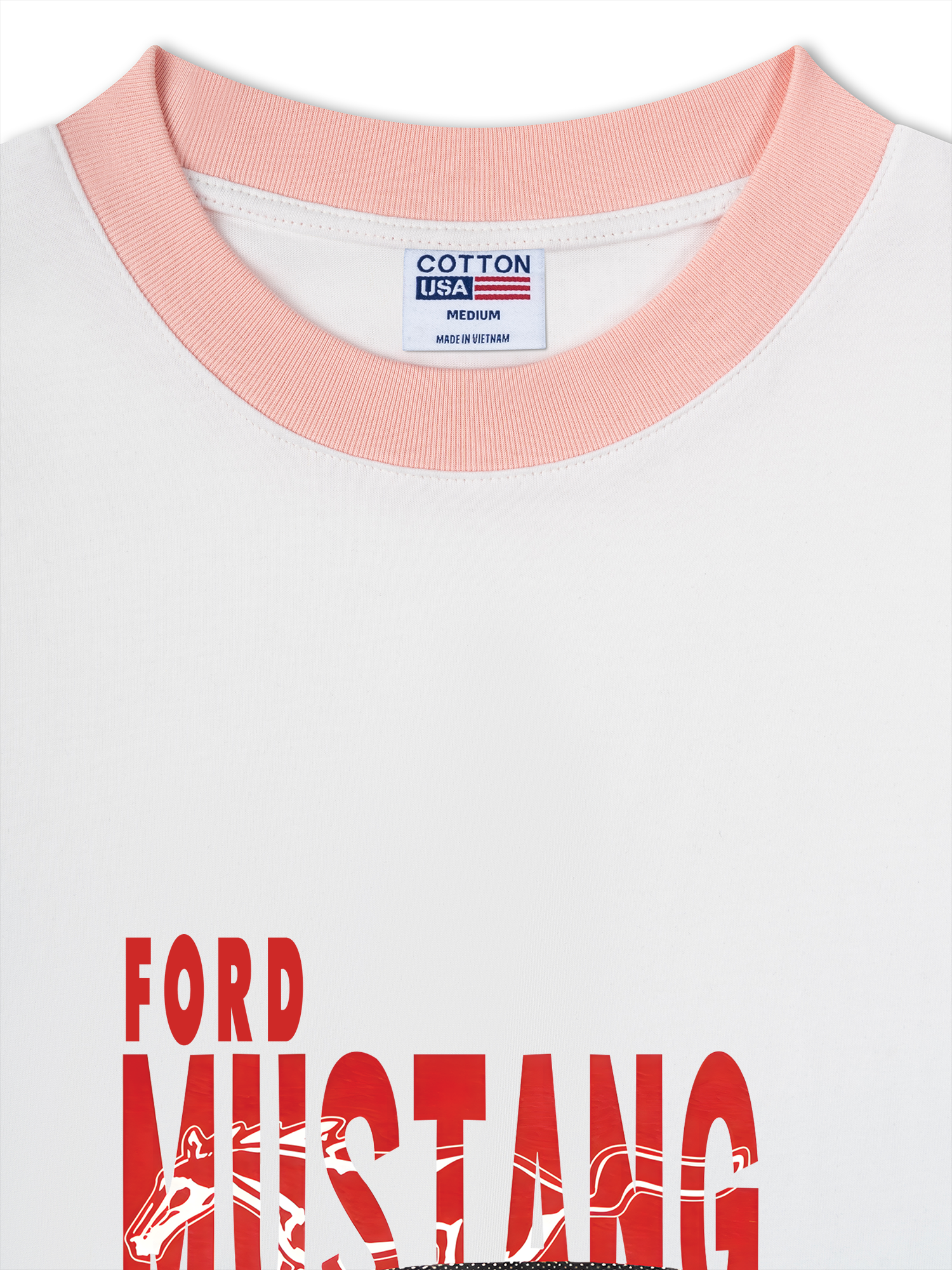 Áo Thun Ringer Relaxed Fit Mustang Boss 429