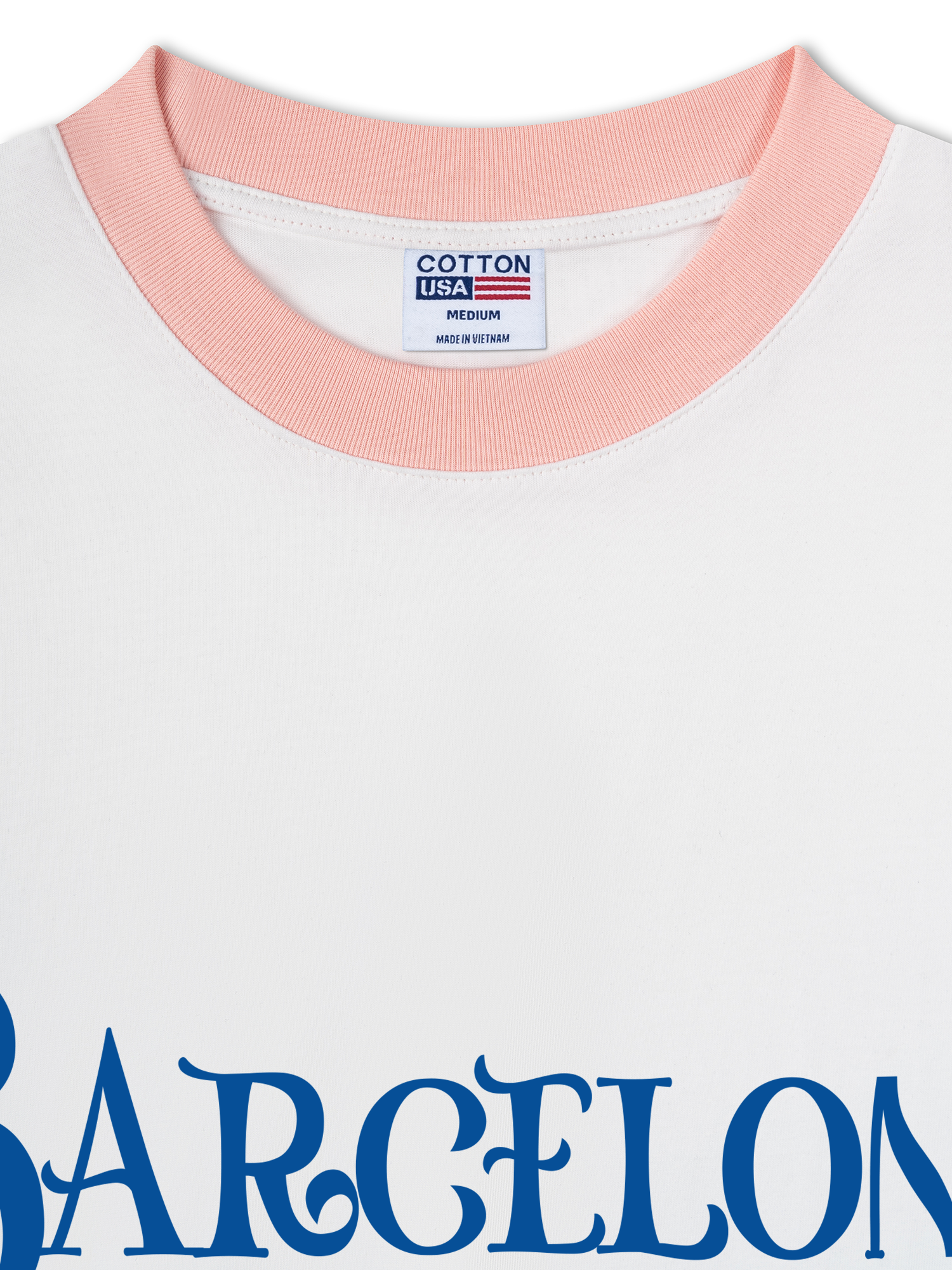 Áo Thun Ringer Relaxed Fit Barcelona