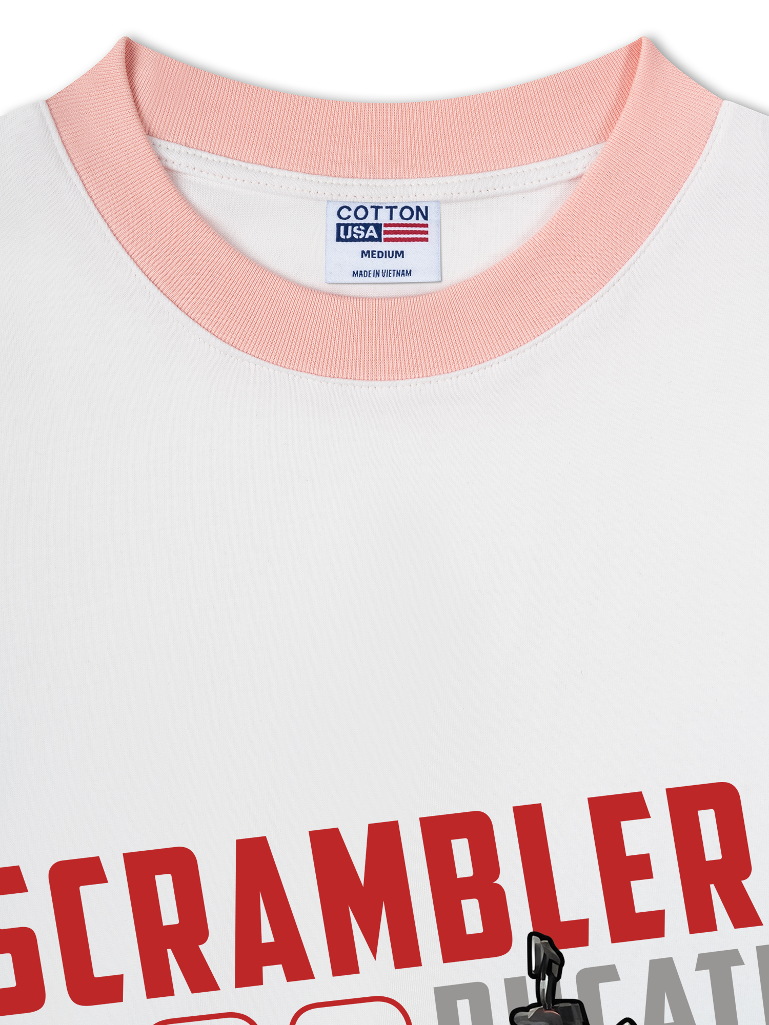 Áo Thun Ringer Relaxed Fit Scrambler 800 ducati