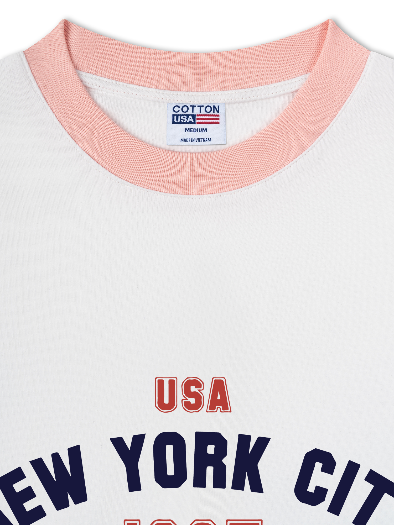 Áo Thun Ringer Relaxed Fit USA New York City