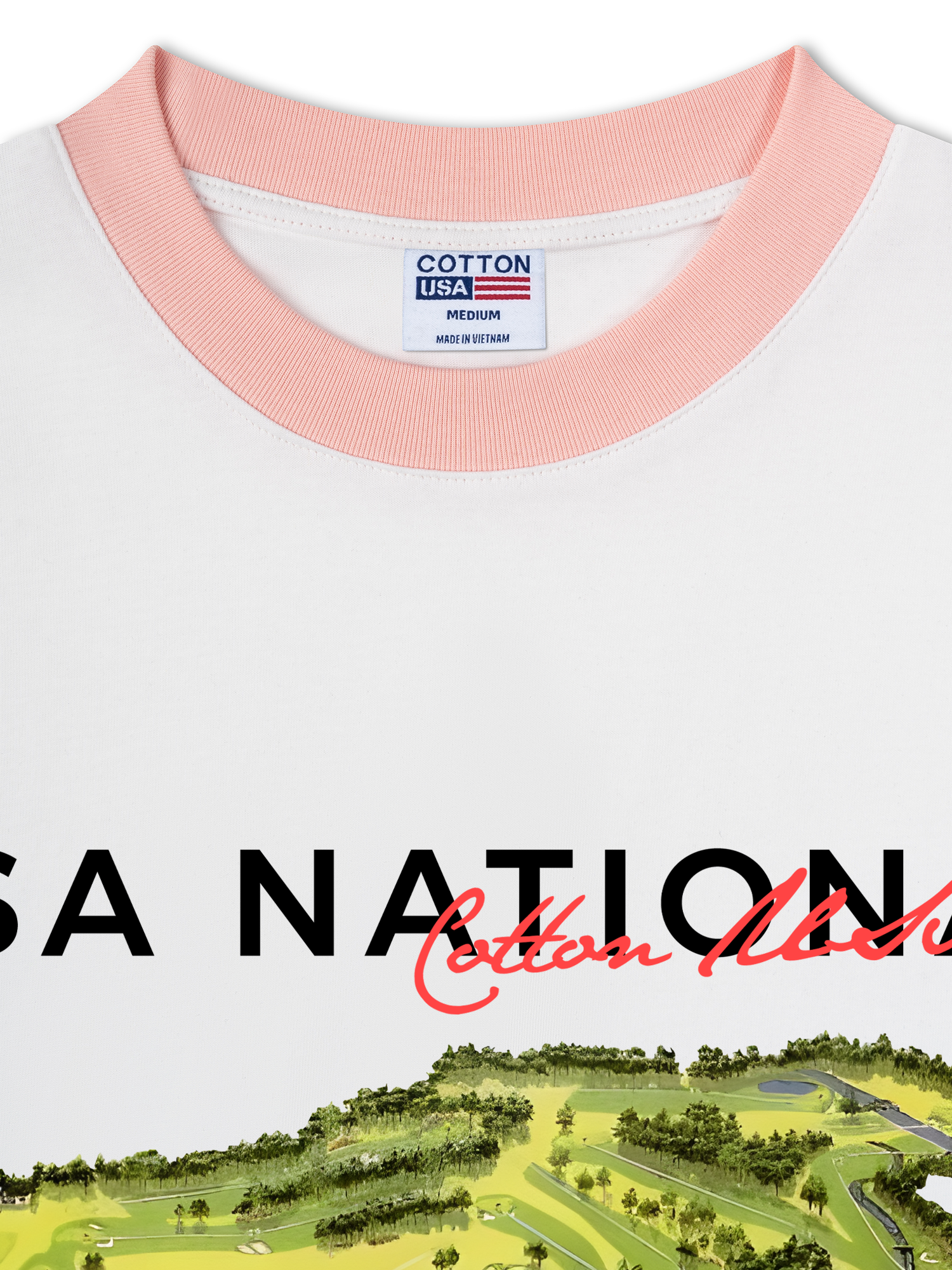 Áo Thun Ringer Relaxed Fit Golf National Master