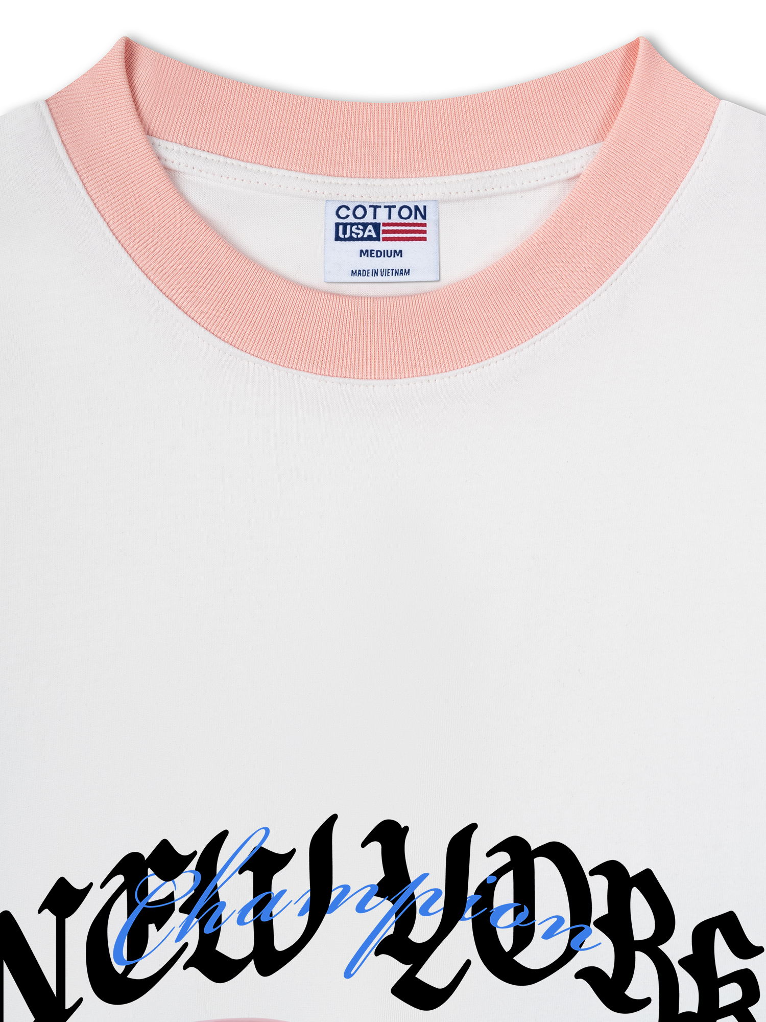 Áo Thun Ringer Relaxed Fit Champions New York Boxing