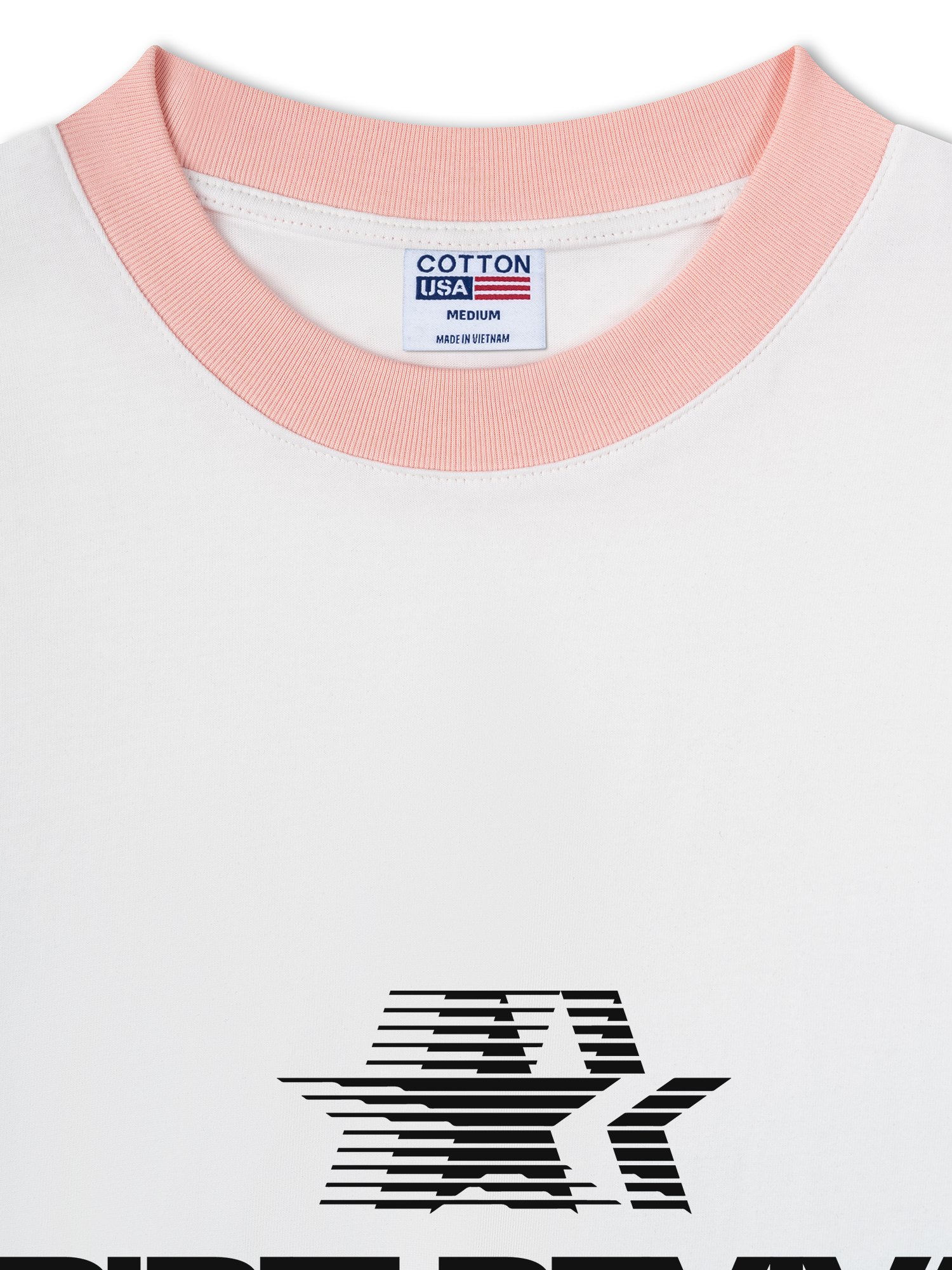 Áo Thun Ringer Relaxed Fit USA Spirit Revival