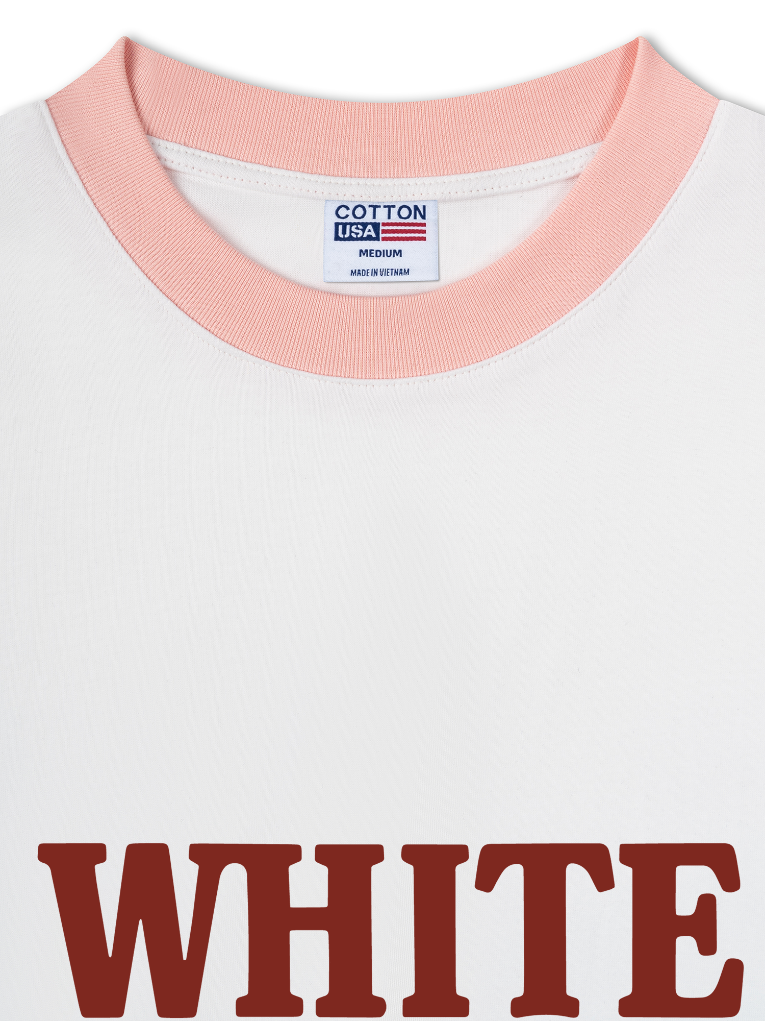 Áo Thun Ringer Relaxed Fit White Rabbit Cycling