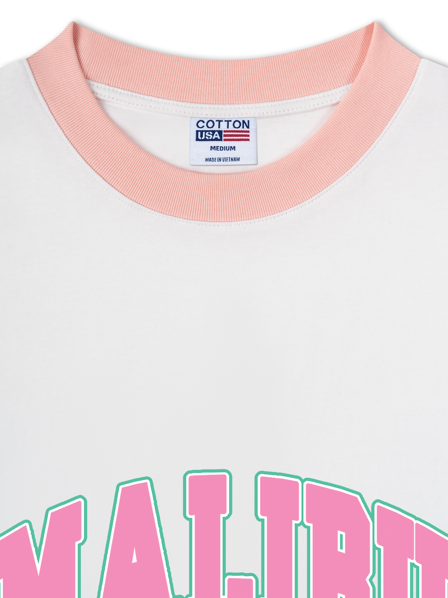 Áo Thun Ringer Relaxed Fit City Malibu