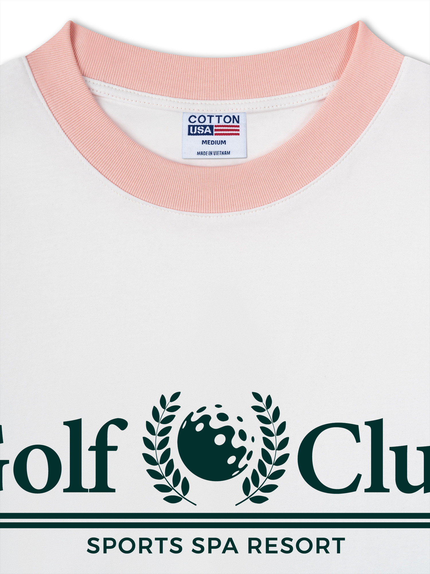 Áo Thun Ringer Relaxed Fit Golf Sports Spa Resort