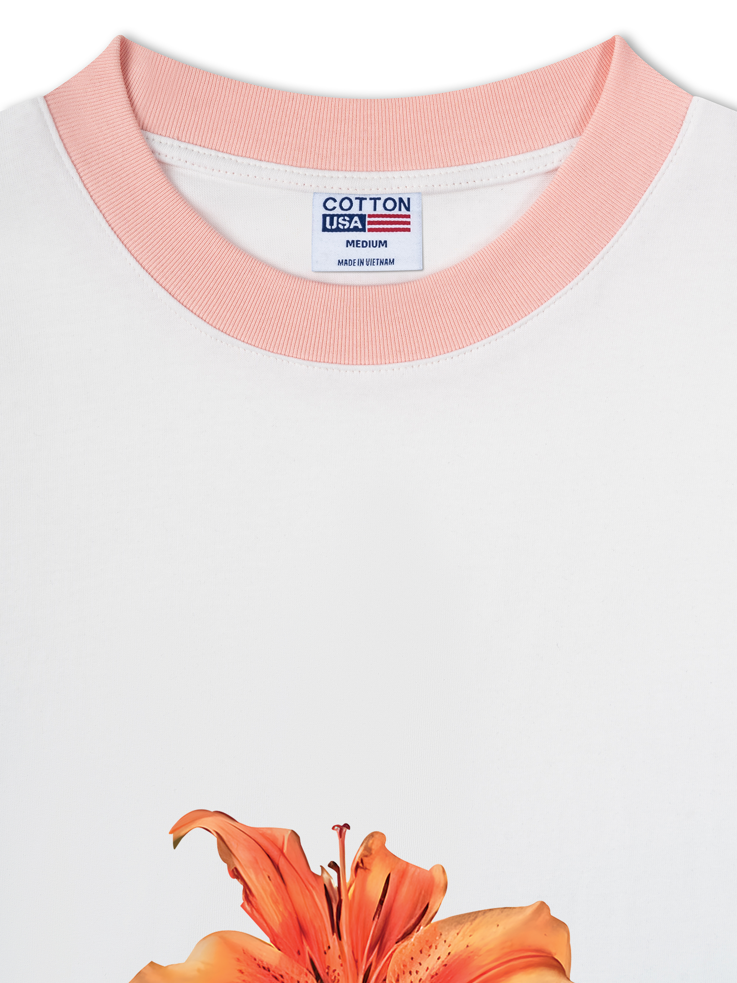 Áo Thun Ringer Relaxed Fit Floral Dream