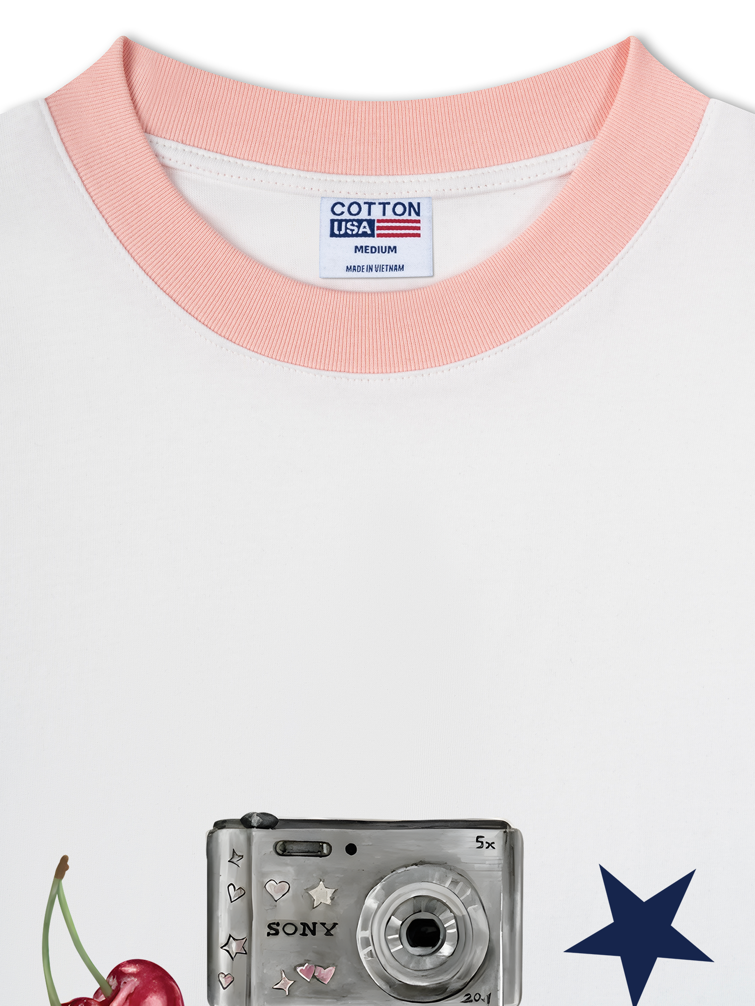 Áo Thun Ringer Relaxed Fit Baseball Cute Things