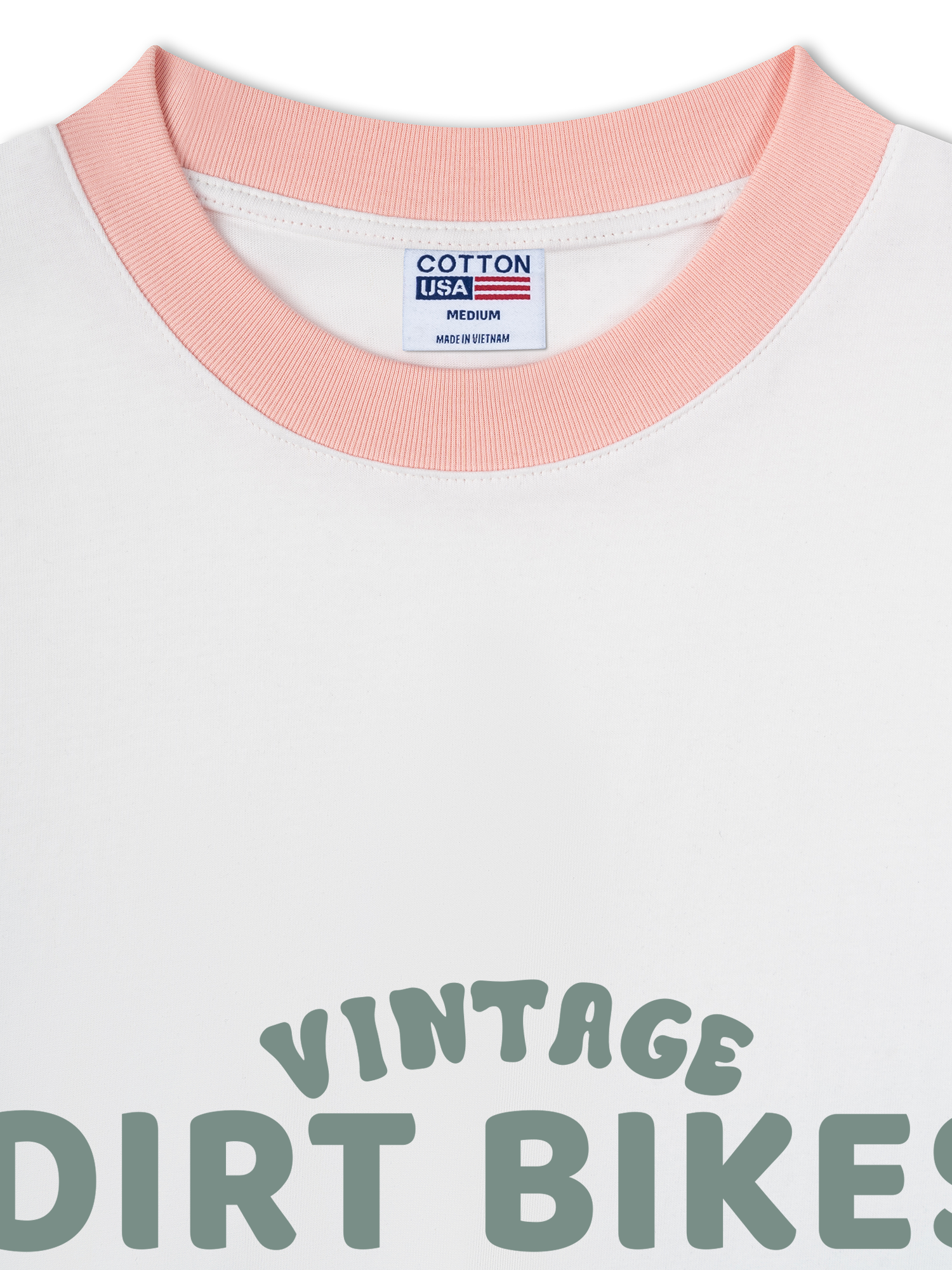 Áo Thun Ringer Relaxed Fit Vintage Dirt Bike