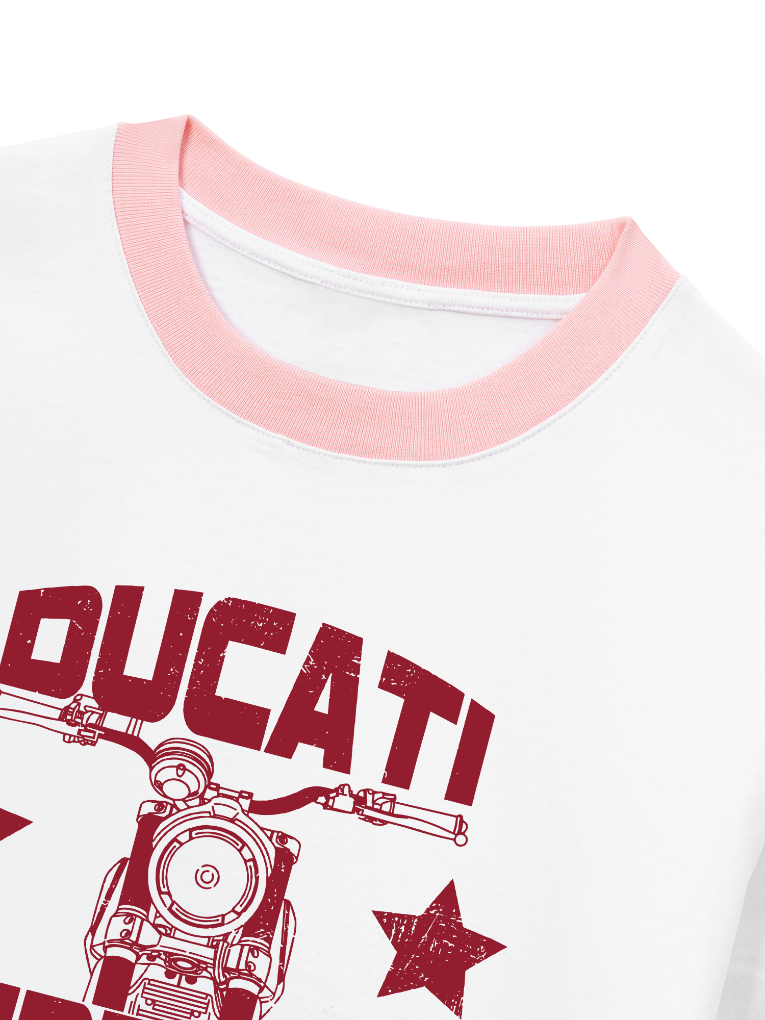 Áo Thun Ringer Relaxed Fit Ducati Vintage