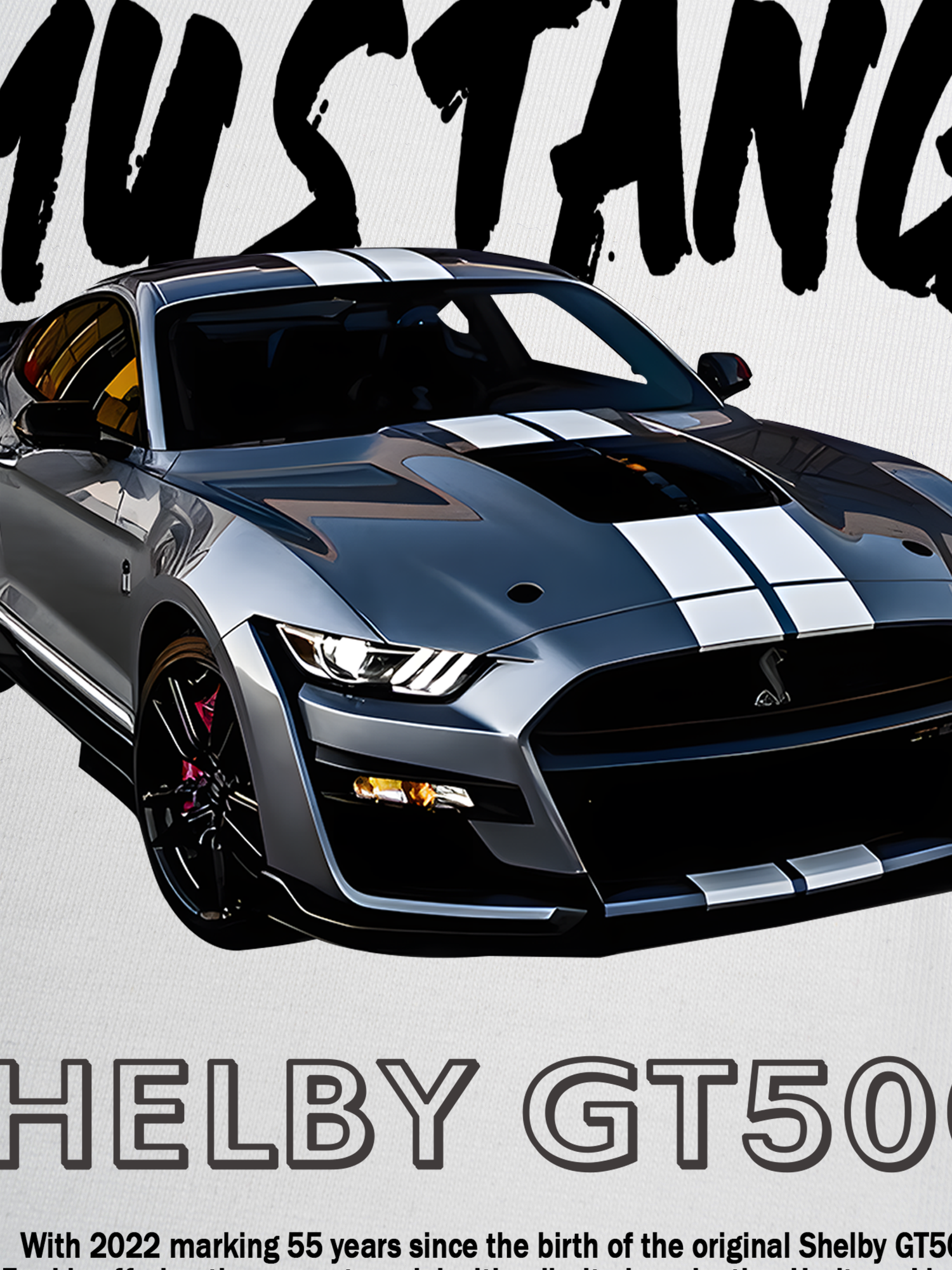 Áo Thun Ringer Relaxed Fit Mustang Shelby GT500