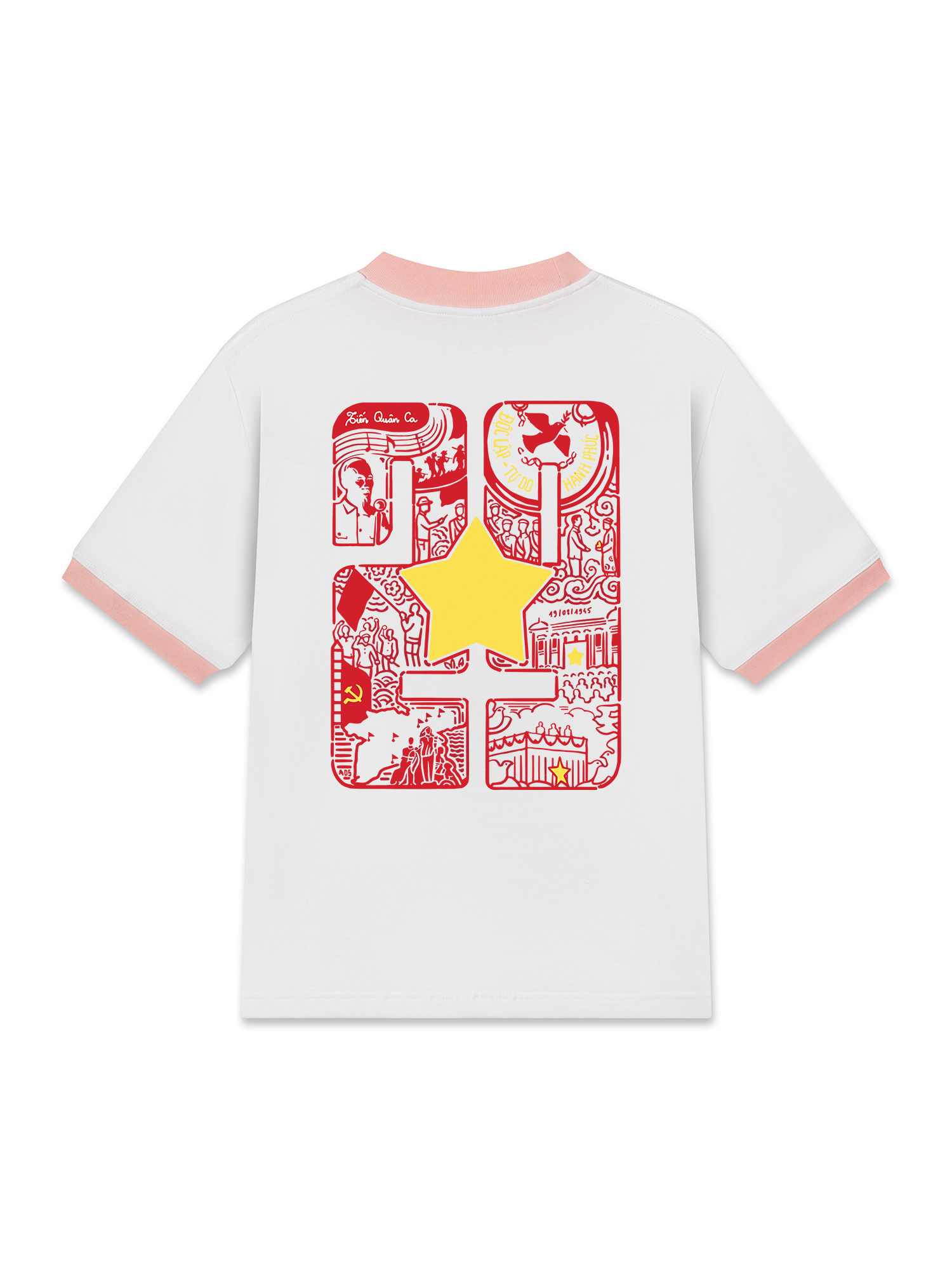 Áo Thun Ringer Relaxed Fit Quốc Khánh 02.09