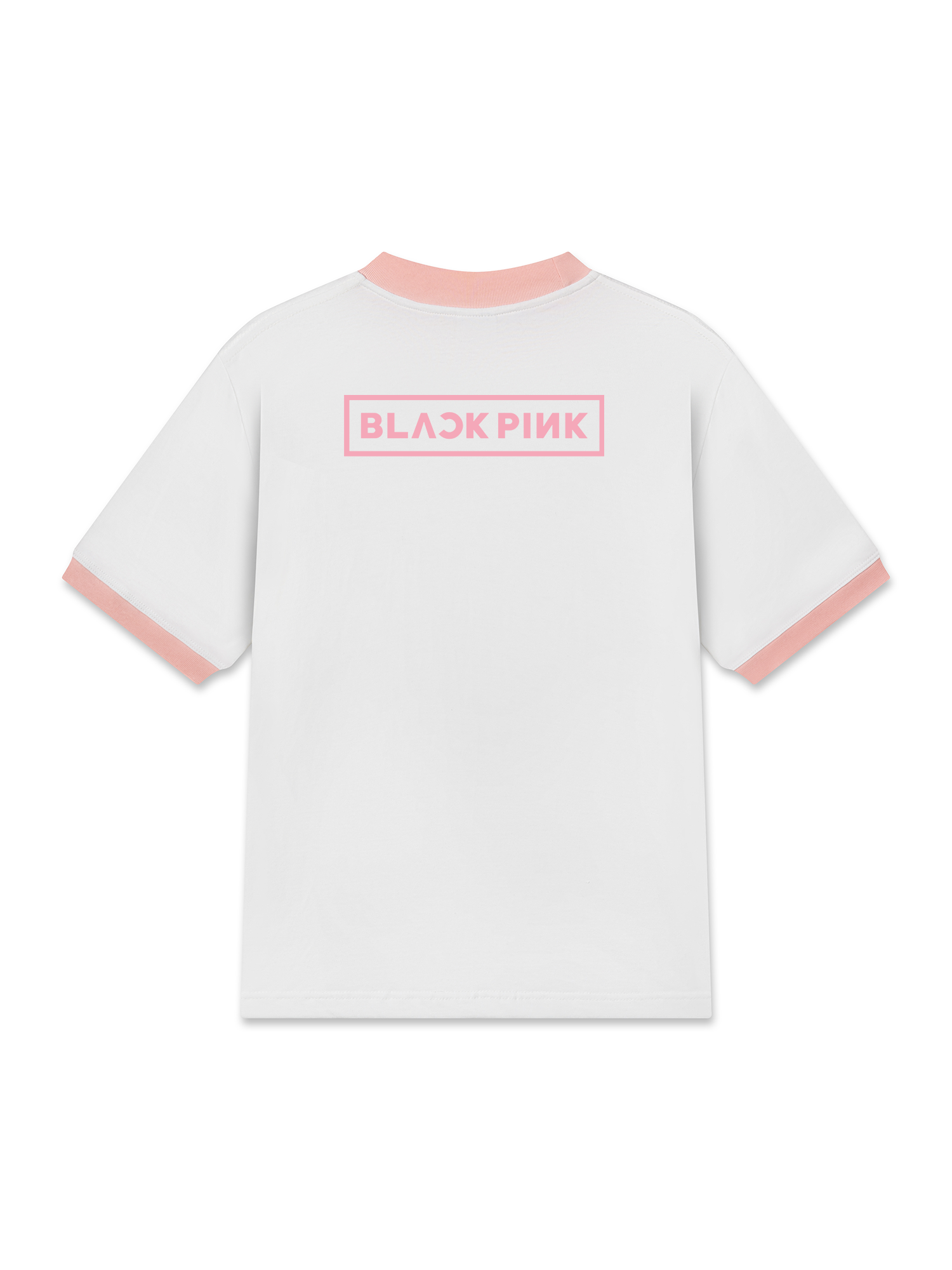 Áo Thun Ringer Relaxed Fit Black Pink Jump