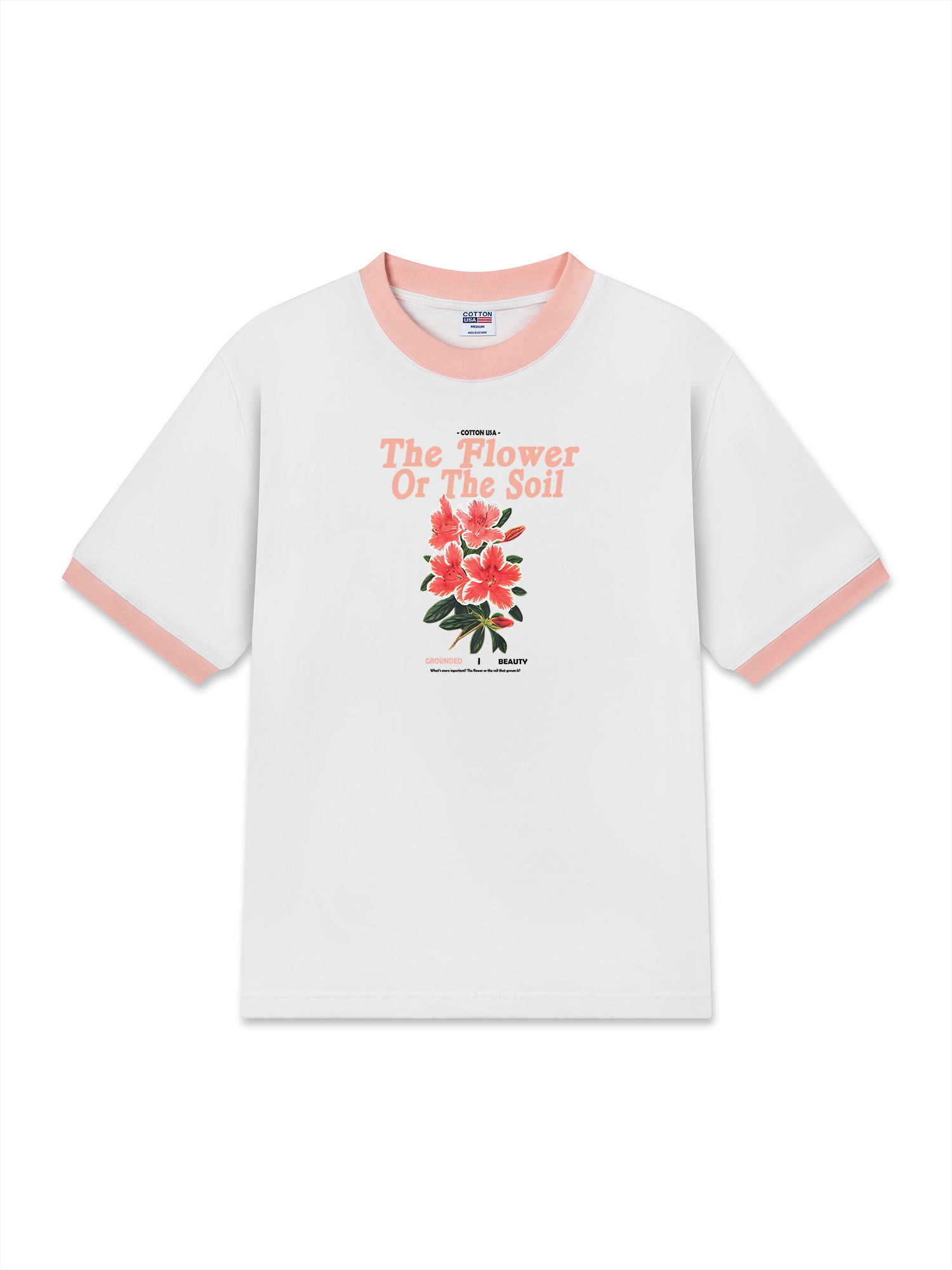 Áo Thun Ringer Relaxed Fit Floral The Soil