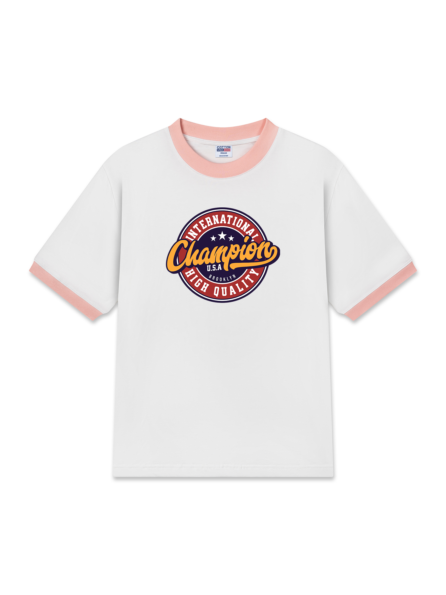 Áo Thun Ringer Relaxed Fit Champions International