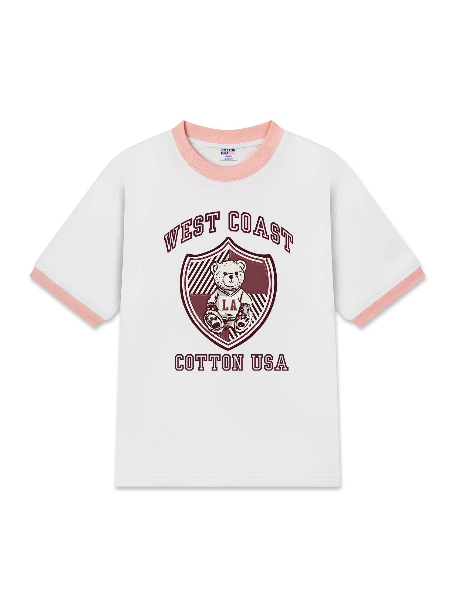 Áo Thun Ringer Relaxed Fit City WestCoast