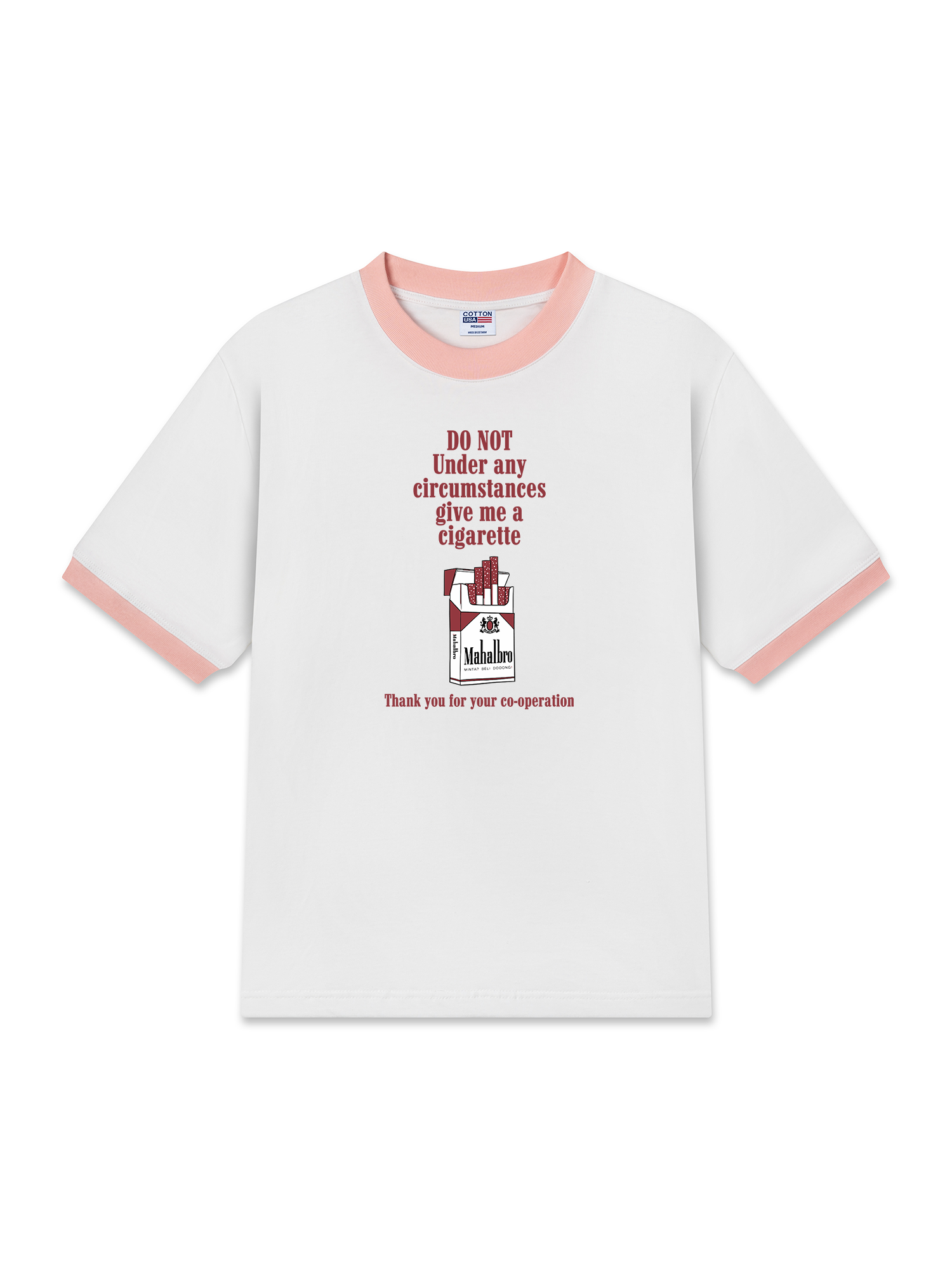 Áo Thun Ringer Relaxed Fit Marlboro Do Not Under