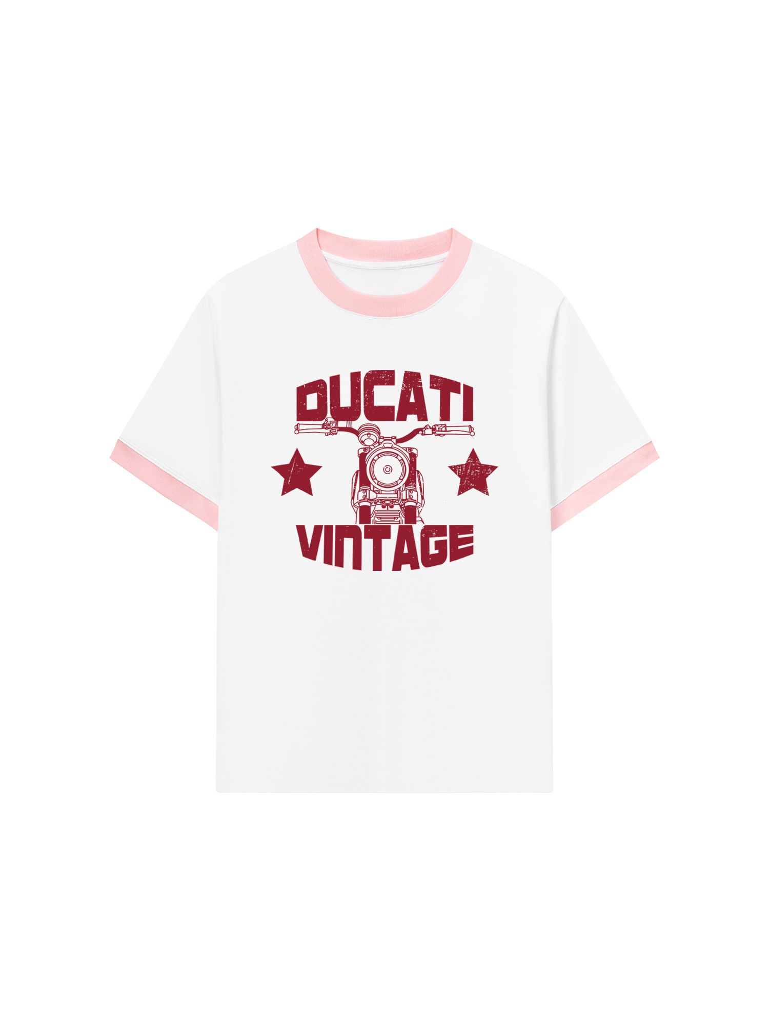Áo Thun Ringer Relaxed Fit Ducati Vintage