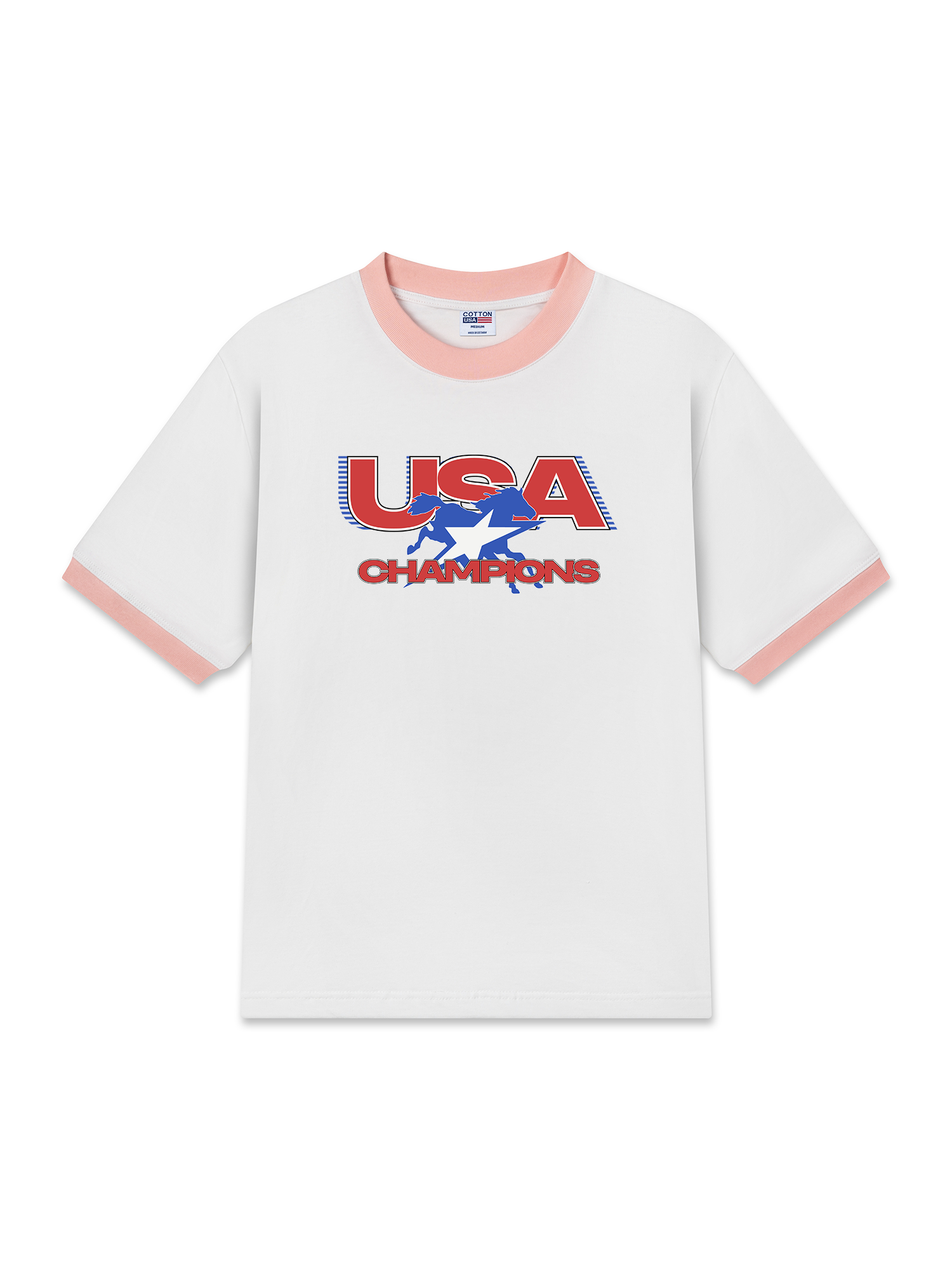 Áo Thun Ringer Relaxed Fit Champions Star Racer