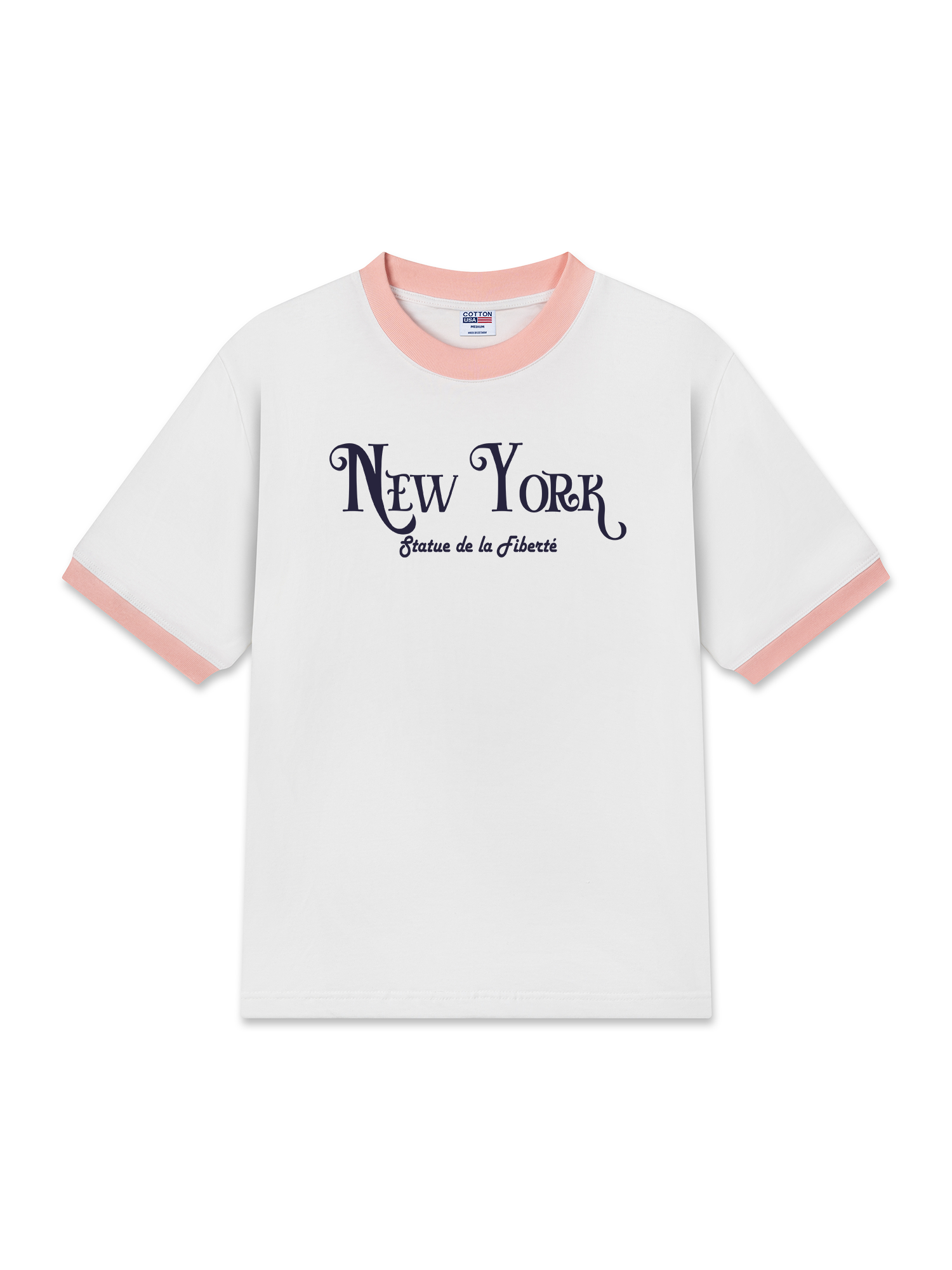 Áo Thun Ringer Relaxed Fit City New York