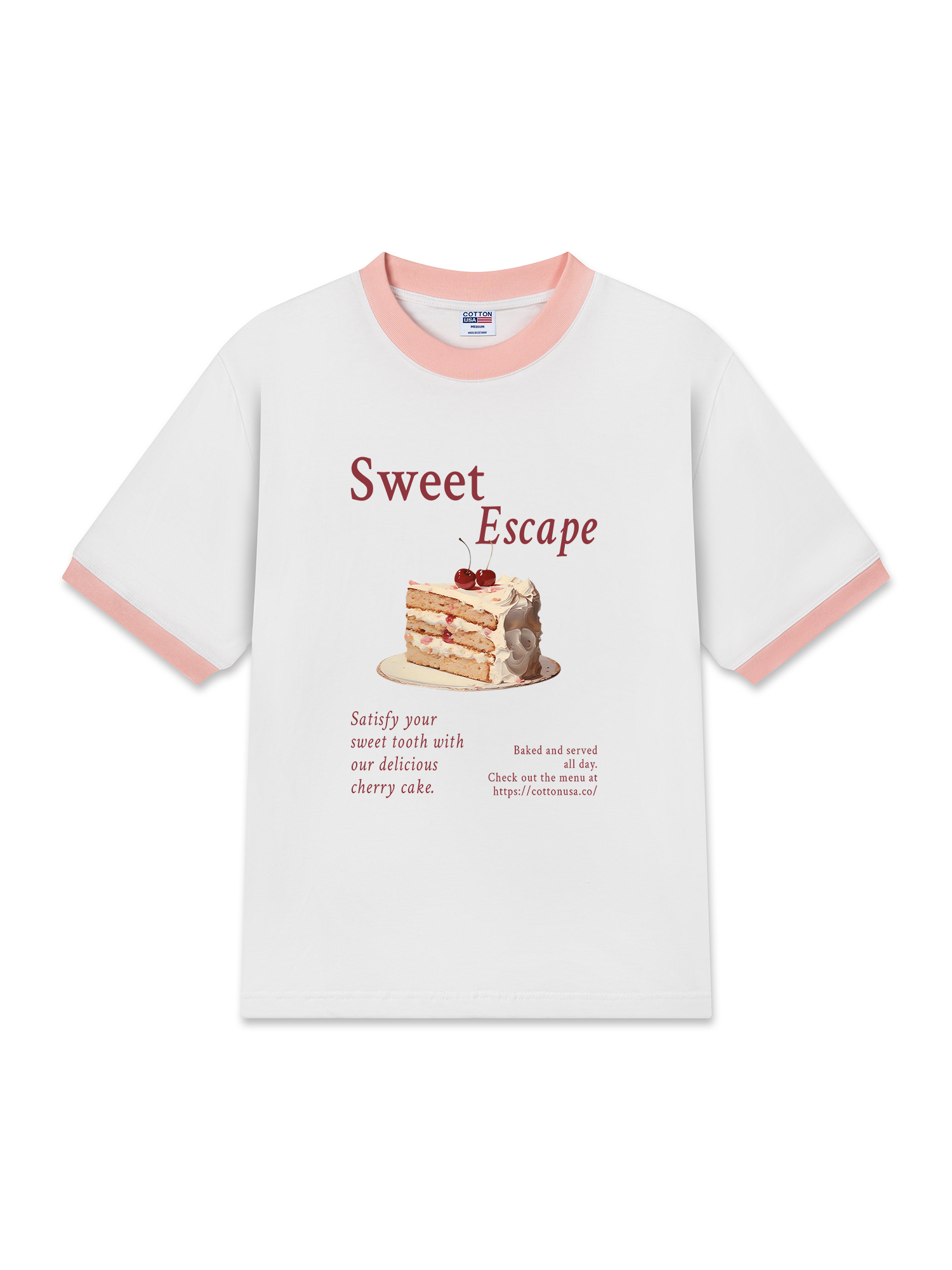 Áo Thun Ringer Relaxed Fit Tropical Sweet Escape