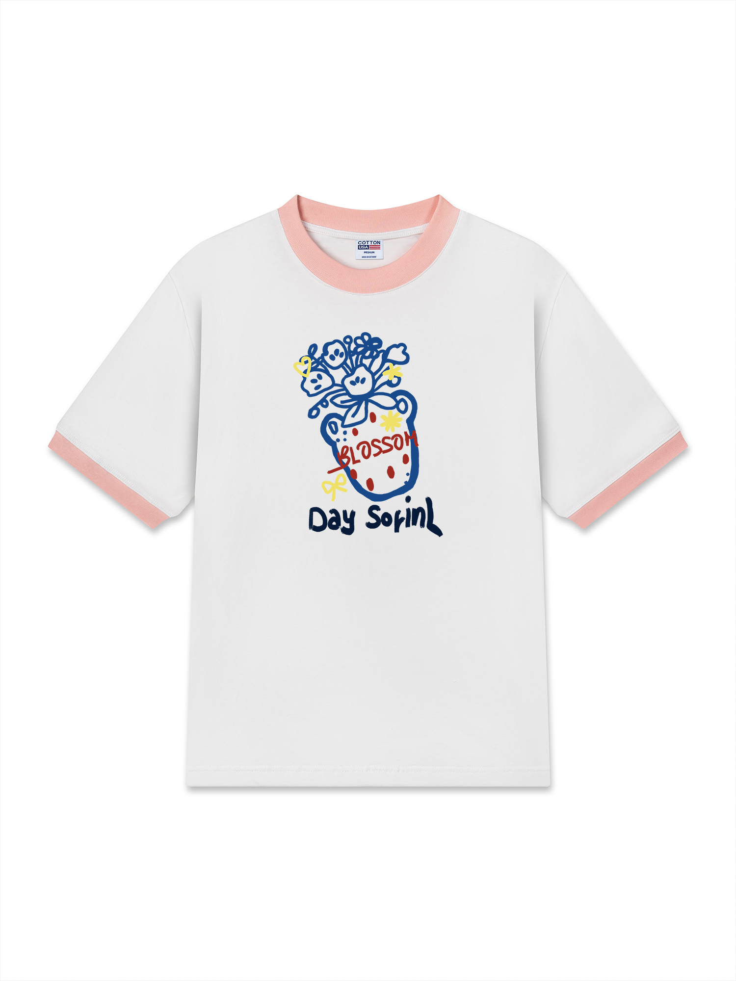 Áo Thun Ringer Relaxed Fit  Floral Day Sofinl