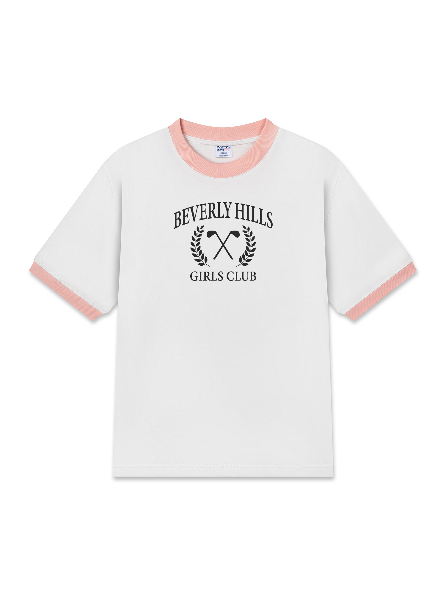 Áo Thun Ringer Relaxed Fit Golf Beverly Hills