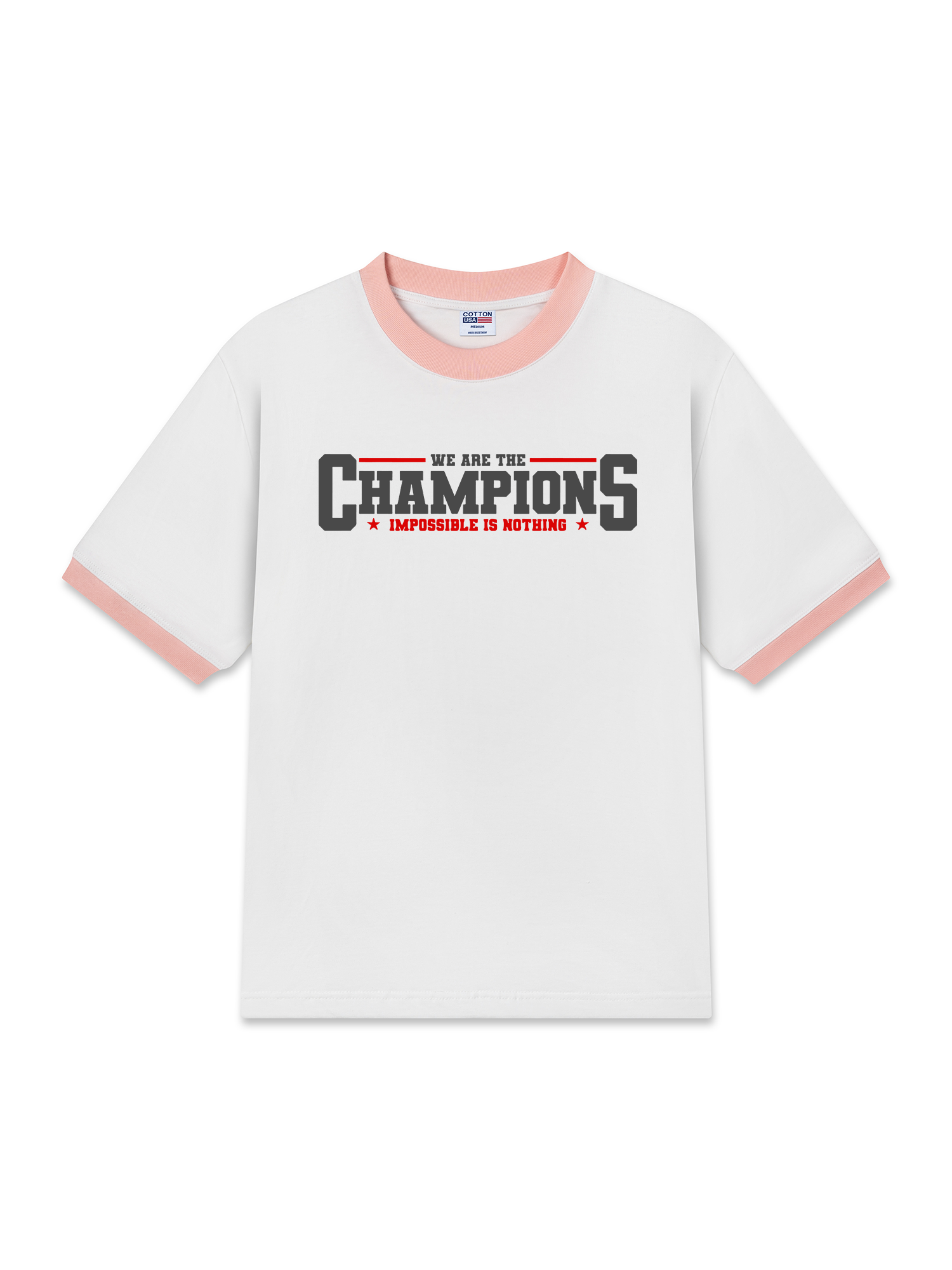 Áo Thun Ringer Relaxed Fit Champions Impossible Is Nothing