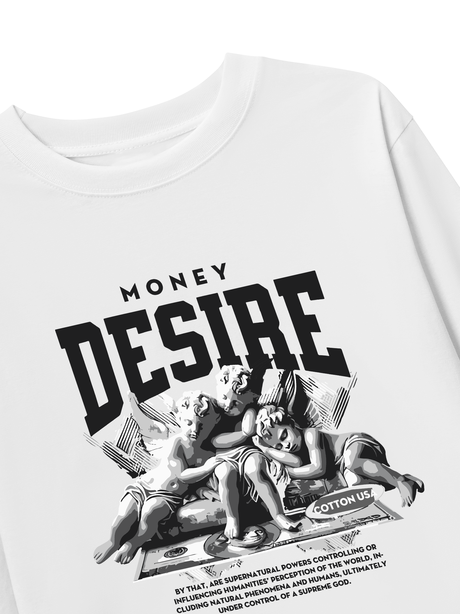 Áo Thun Dài Tay Money Desire Angel