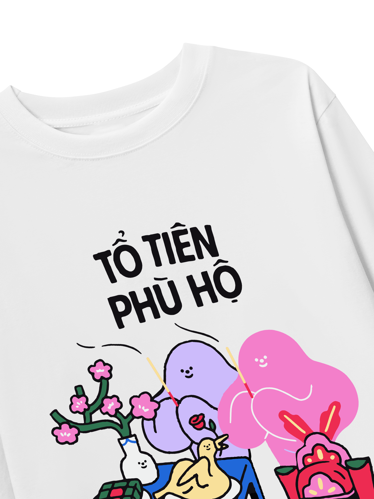 Áo Thun Dài Tay Tổ Tiên Phù Hộ