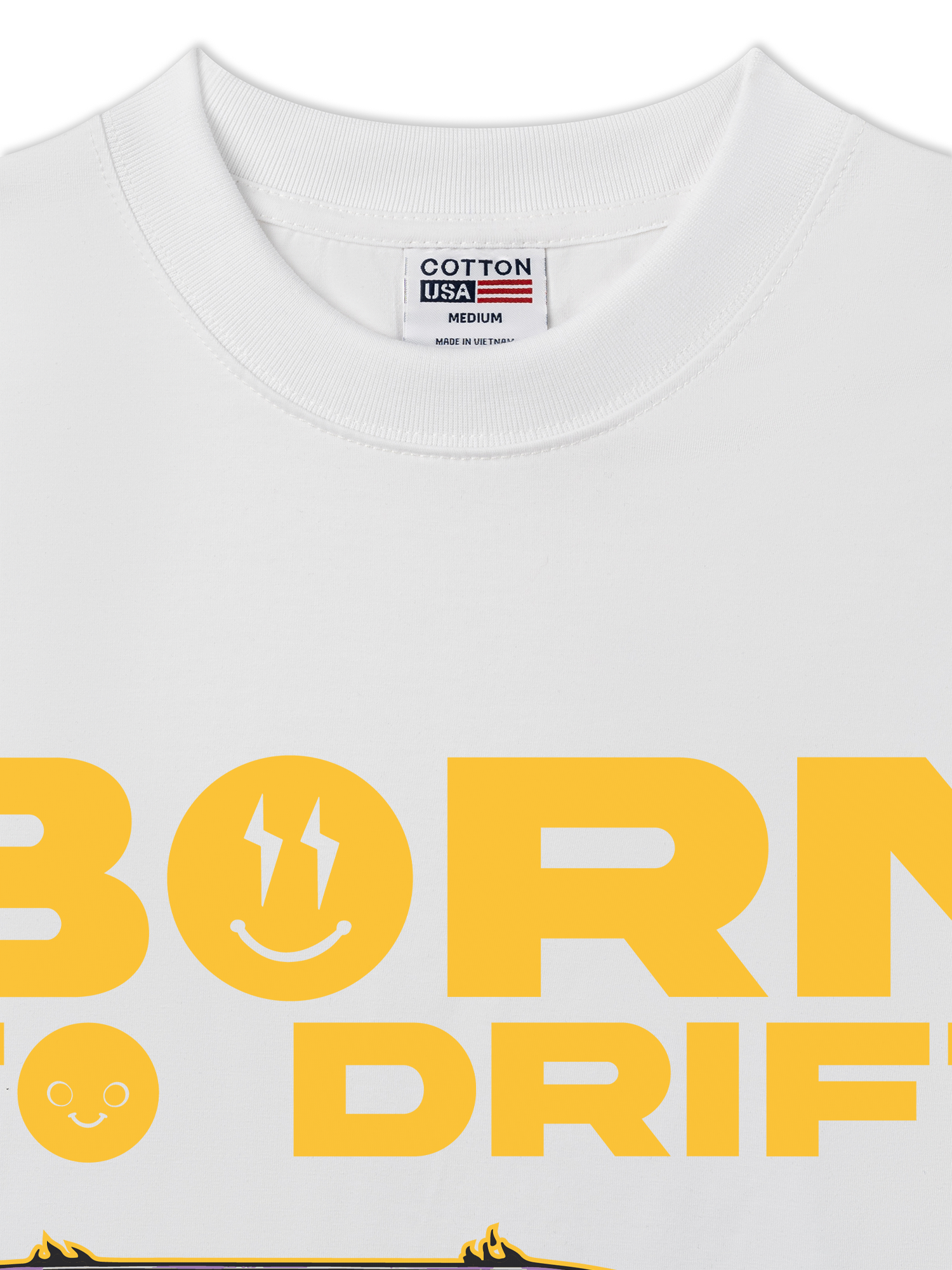Áo Thun Relaxed Fit Born To Drift